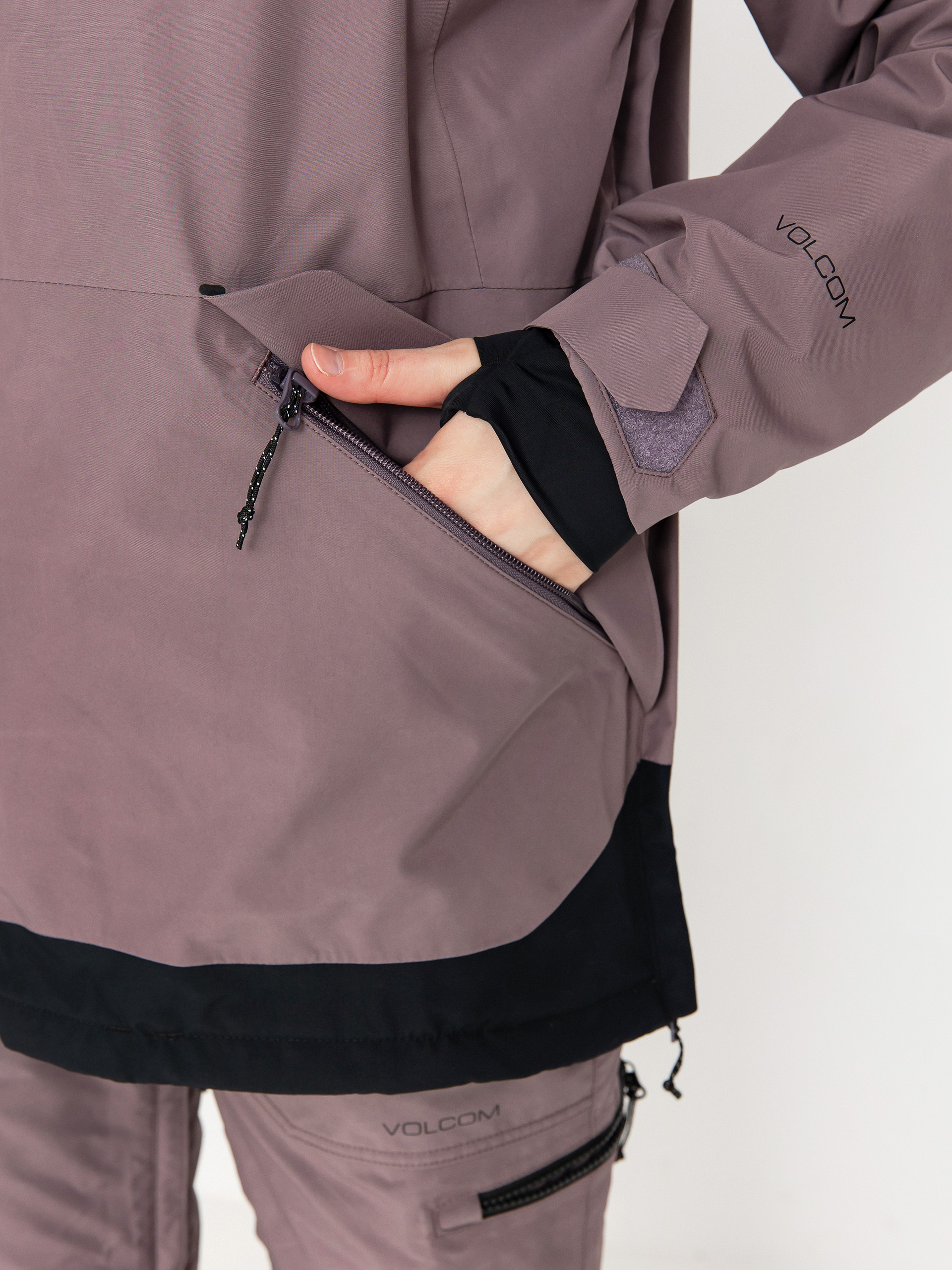 Pentru femei Geacă de snowboard Volcom Fern Ins Gore Pullover (dusty lavender)
