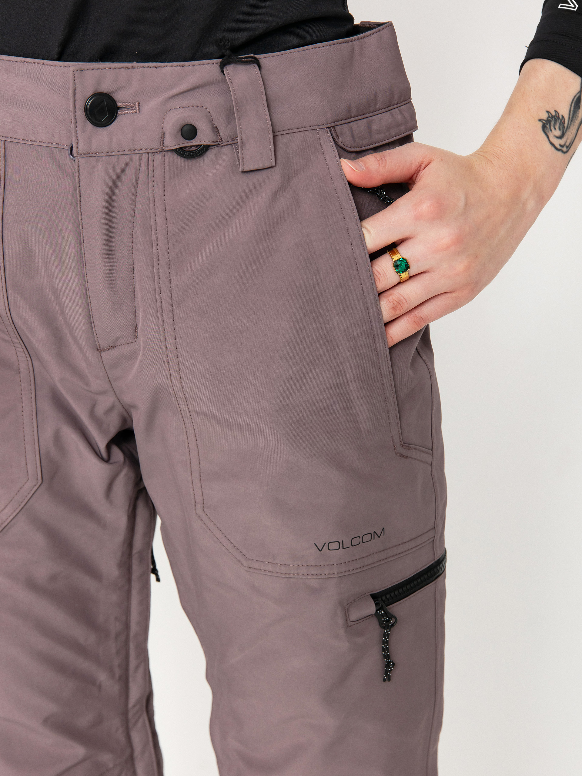 Pentru femei Pantaloni pentru snowboard Volcom Knox Ins Gore Tex (dusty lavender)