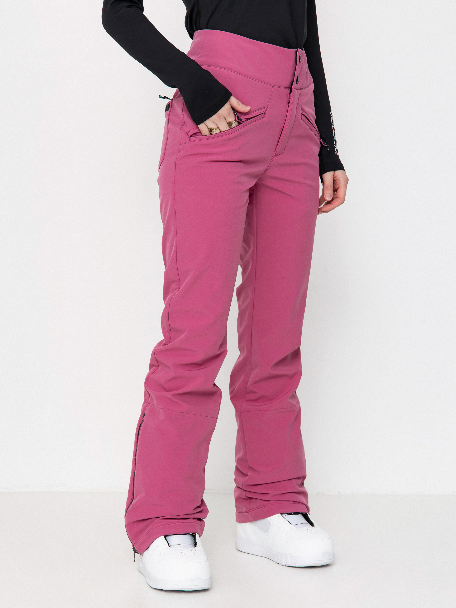 Pentru femei Pantaloni pentru snowboard Volcom Battle Stretch (blurred violet)
