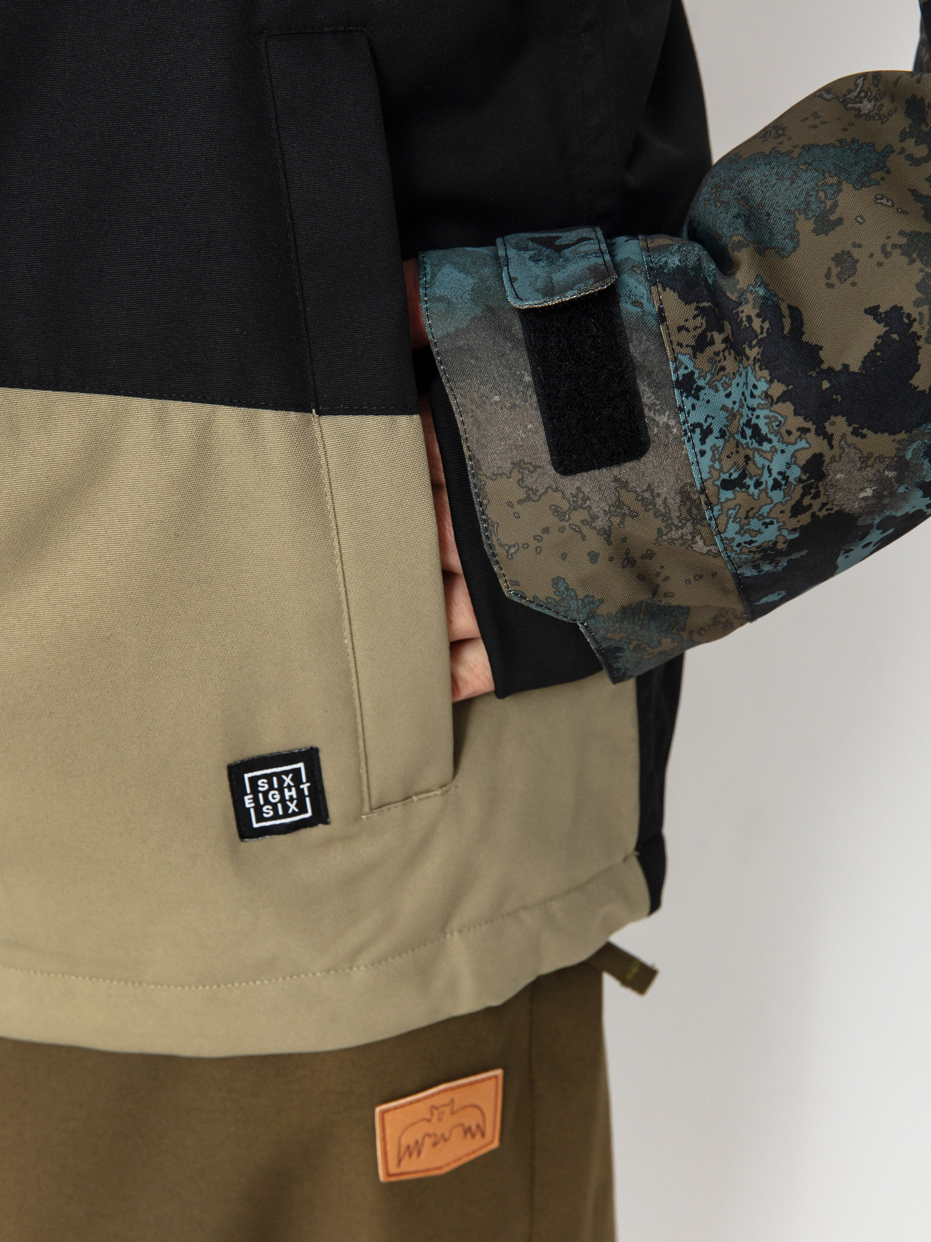 Pentru bărbați Geacă de snowboard 686 Geo Insulated (cypress green hemisphere colorblock)