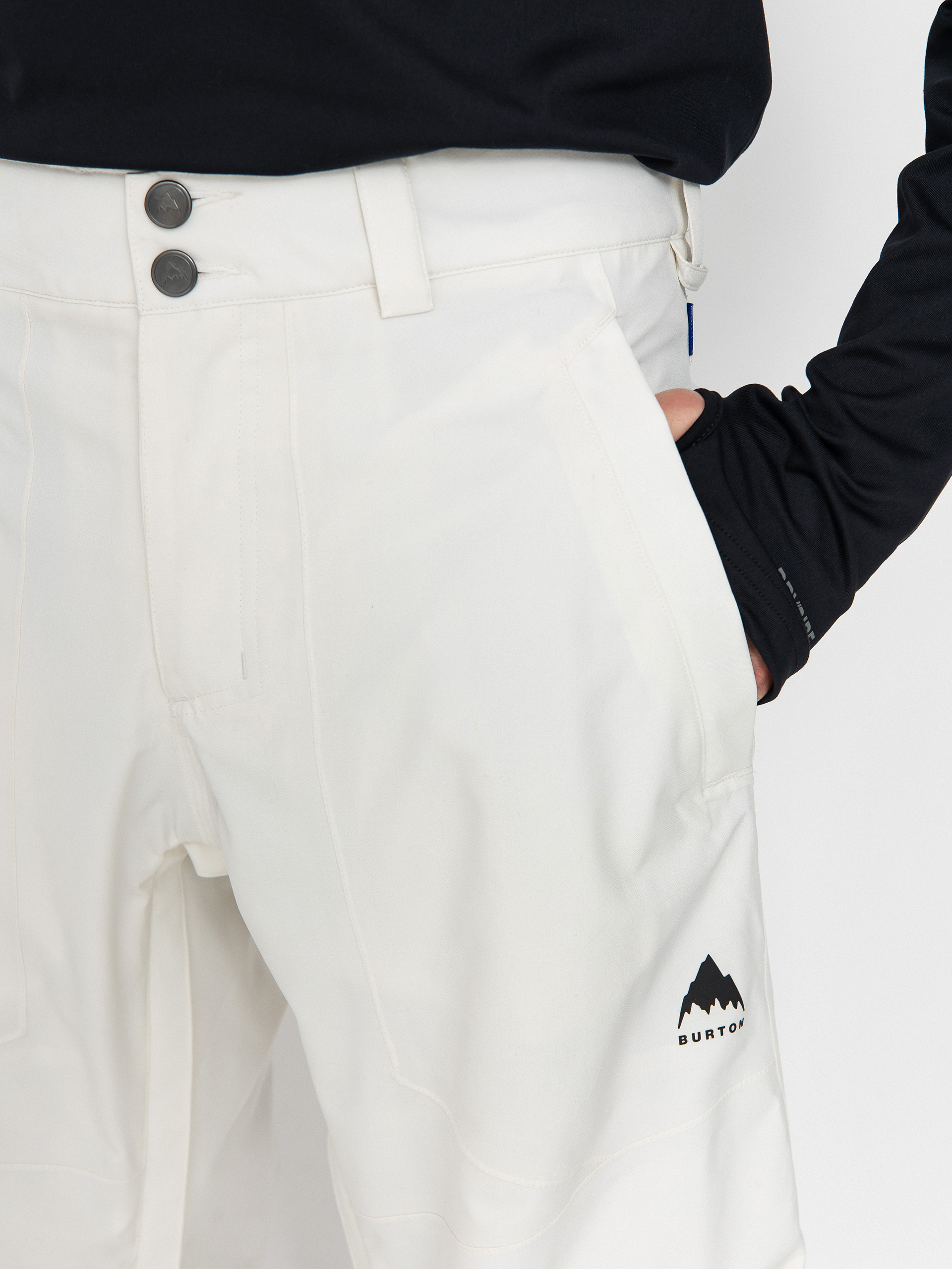 Pentru bărbați Pantaloni pentru snowboard Burton Melter Plus (stout white)