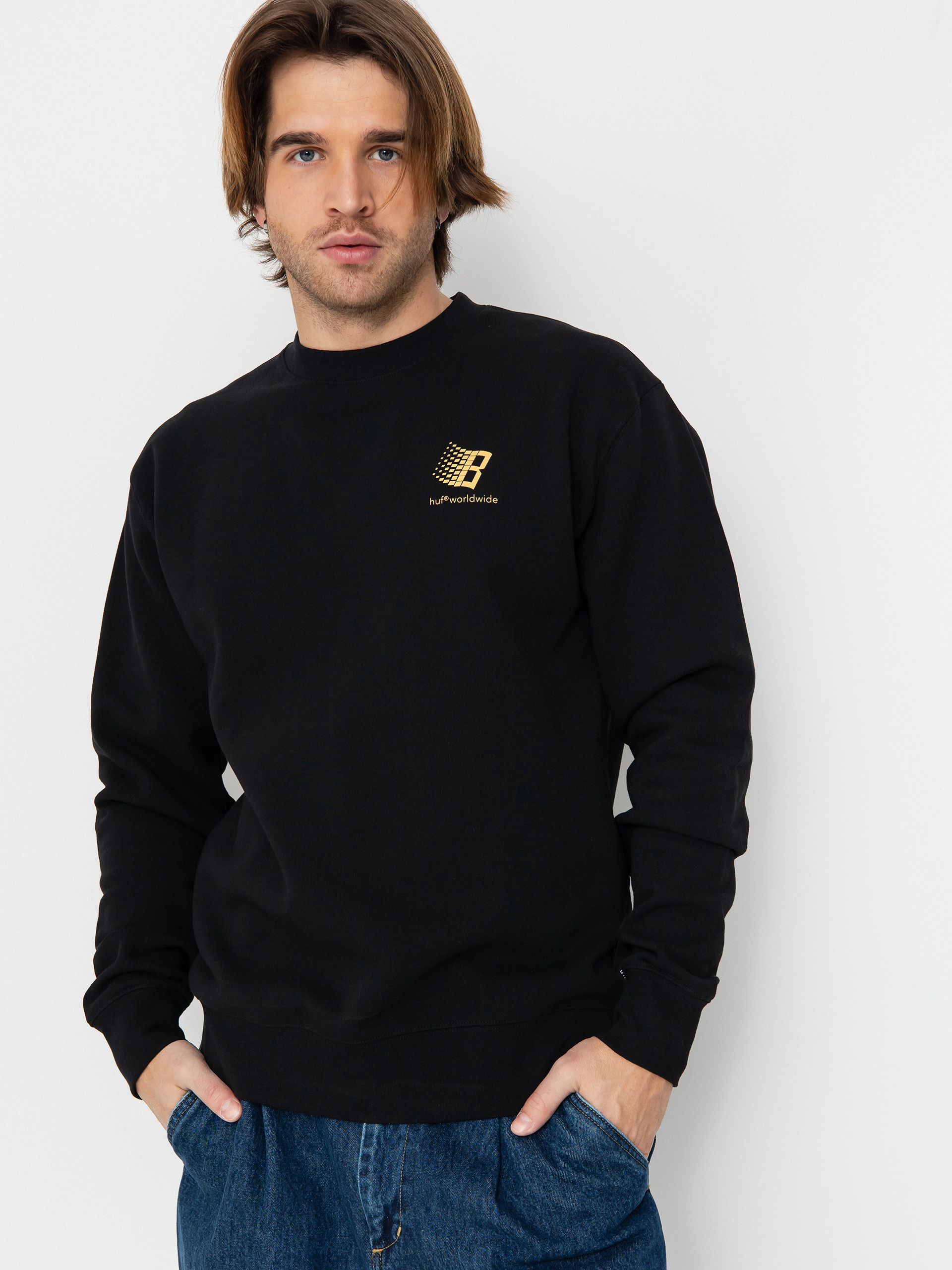 Hanorac HUF X Bronze Worldwide Crewneck