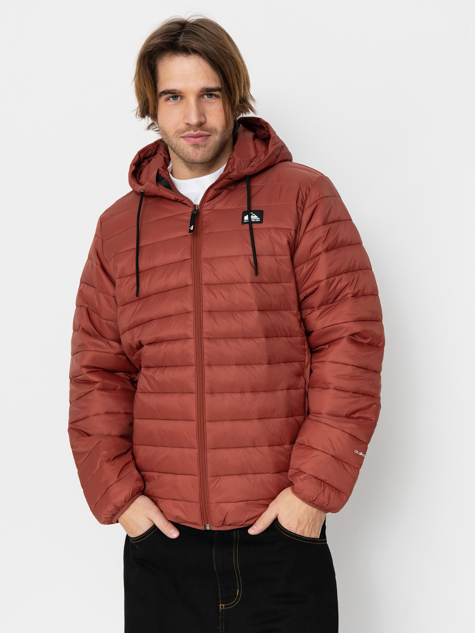 Geacă Quiksilver Scaly Hood (burgundy)