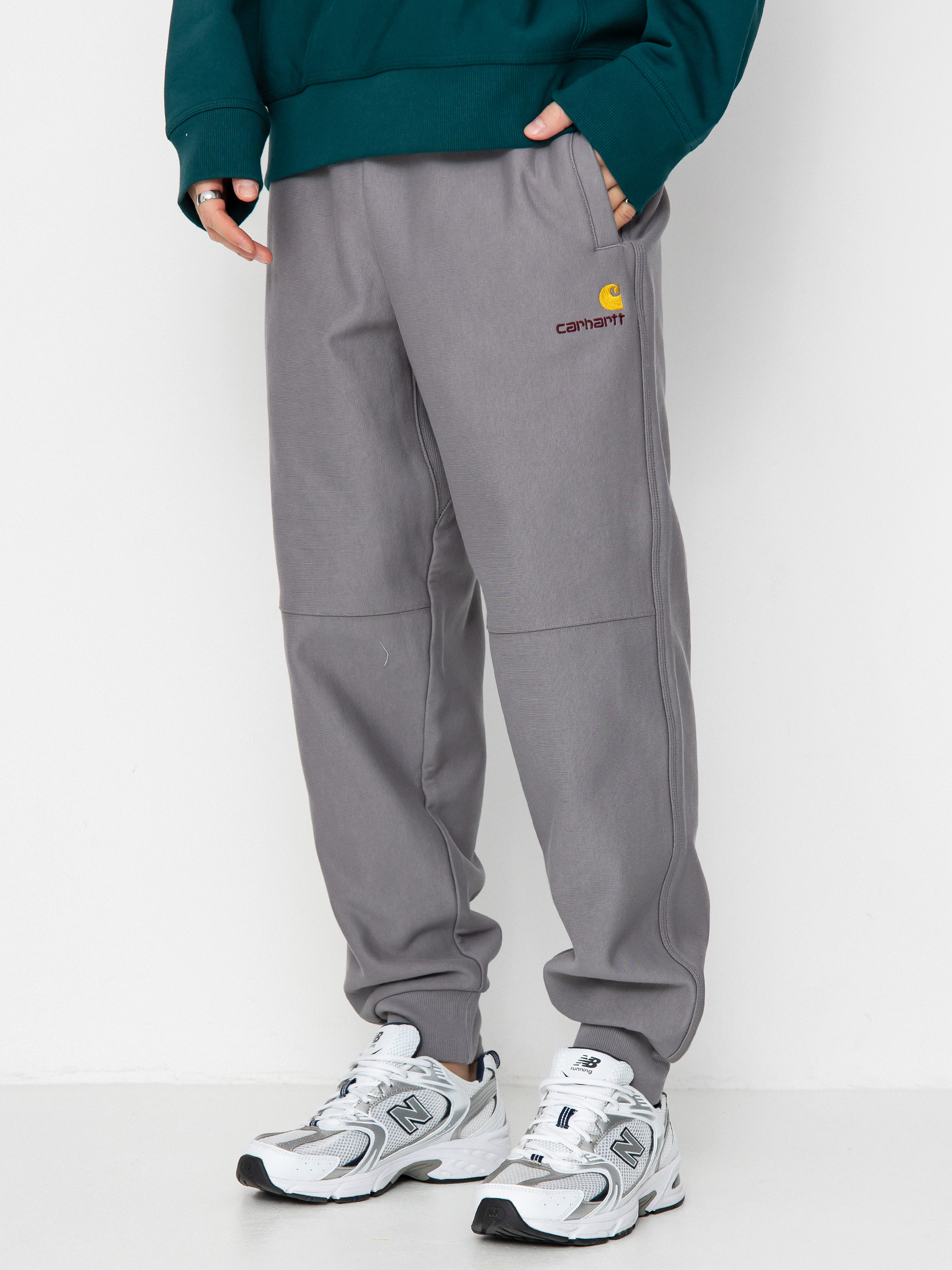 Pantaloni Carhartt WIP American Script Jogging (yosemite)