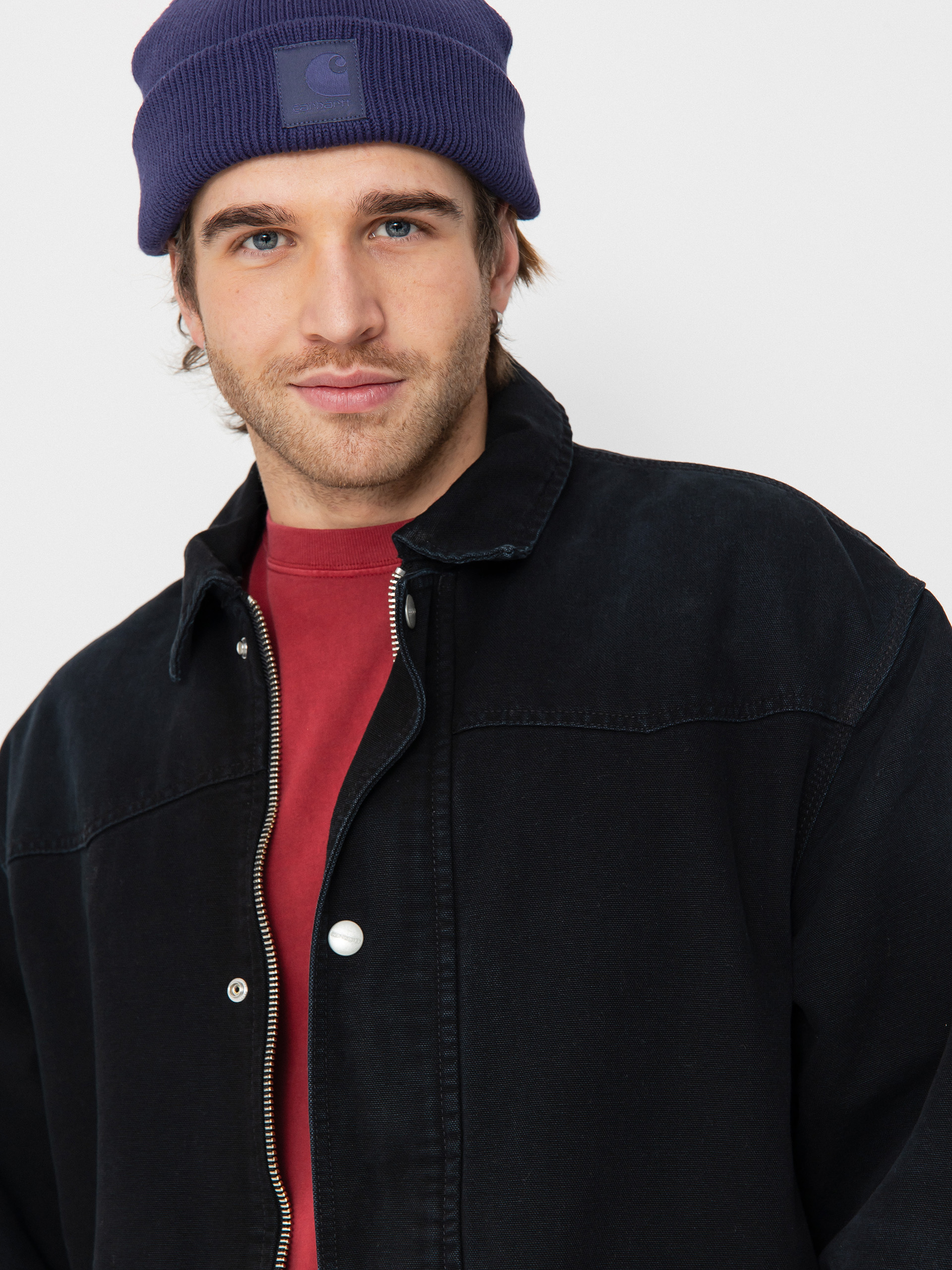 Geacă Carhartt WIP OG Santa Fe Coat (black/black)