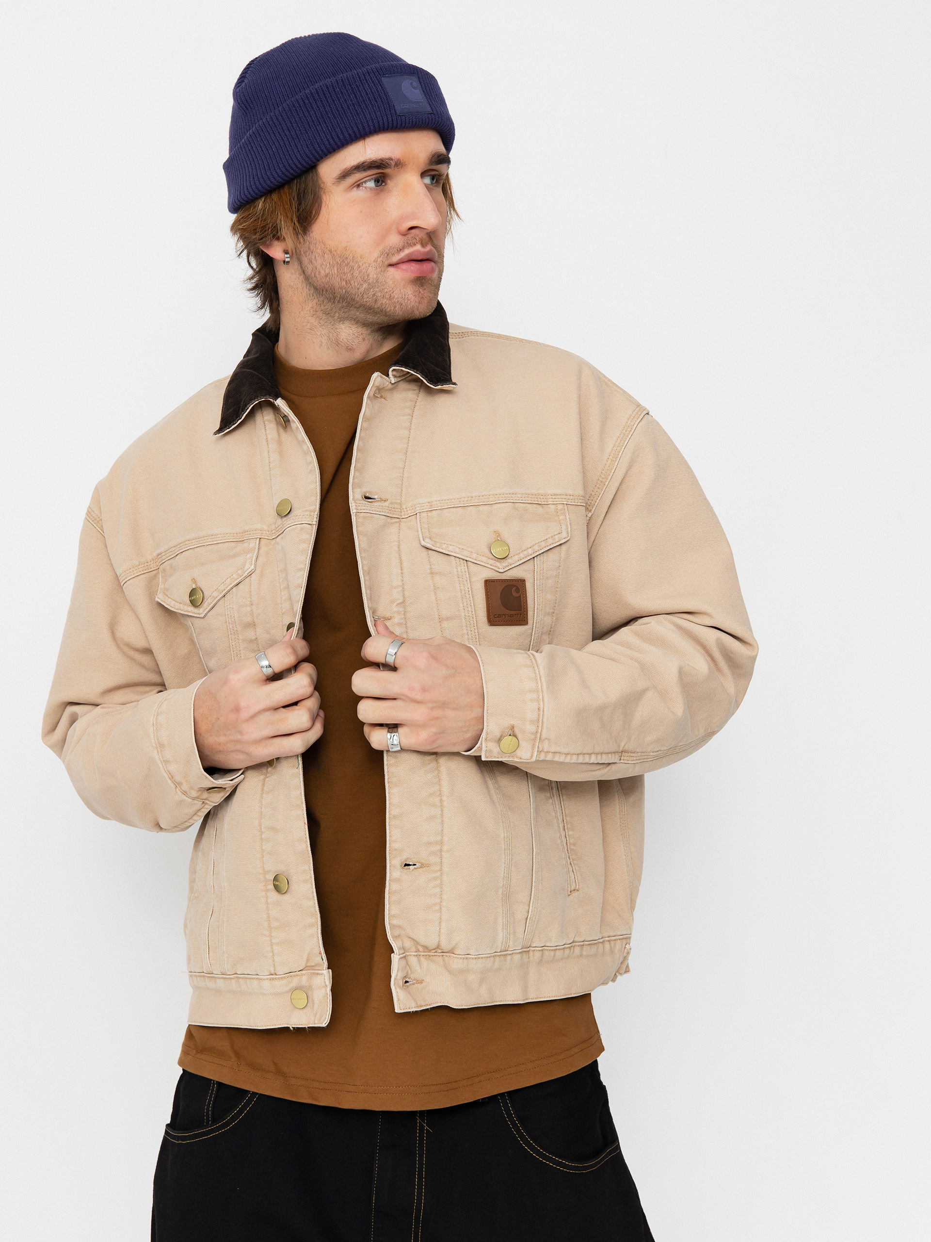 Geacă Carhartt WIP Dayton Trucker (dusty h brown/tobacco)