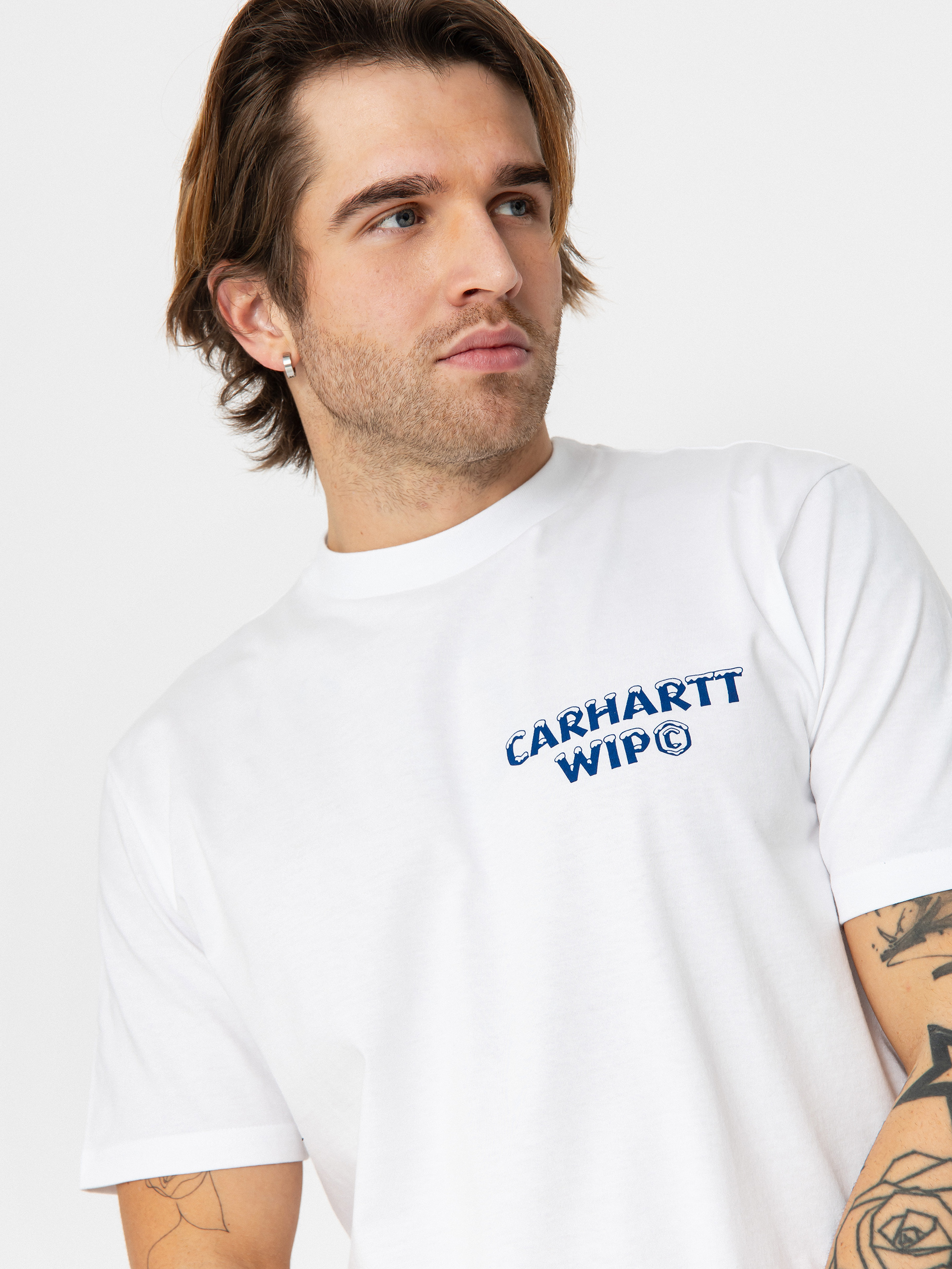 Tricou Carhartt WIP Ice (white)