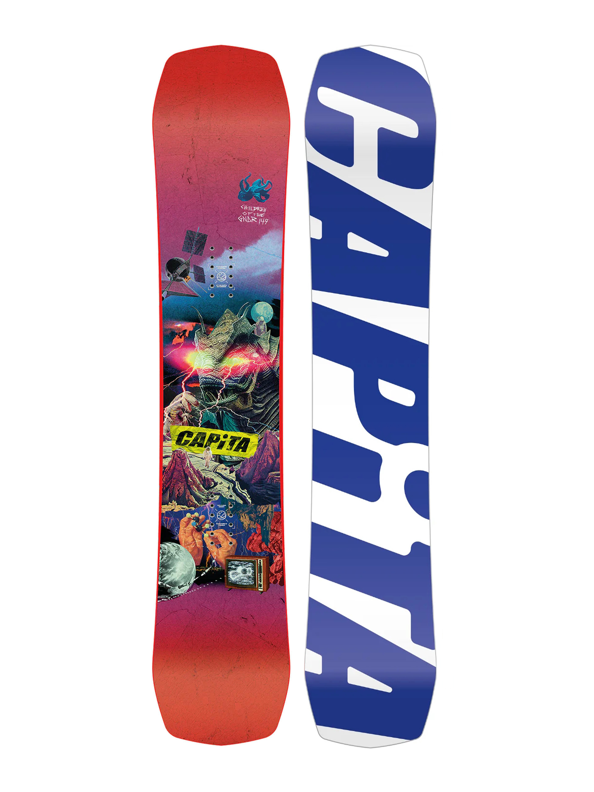 Snowboard Capita Children Of The Gnar JR - roșu, albastru