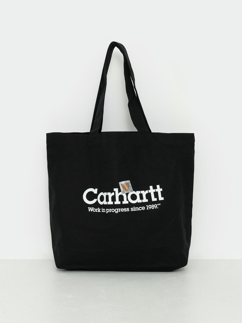 Geantă Carhartt WIP Canvas Graphic Tote (label script print black)