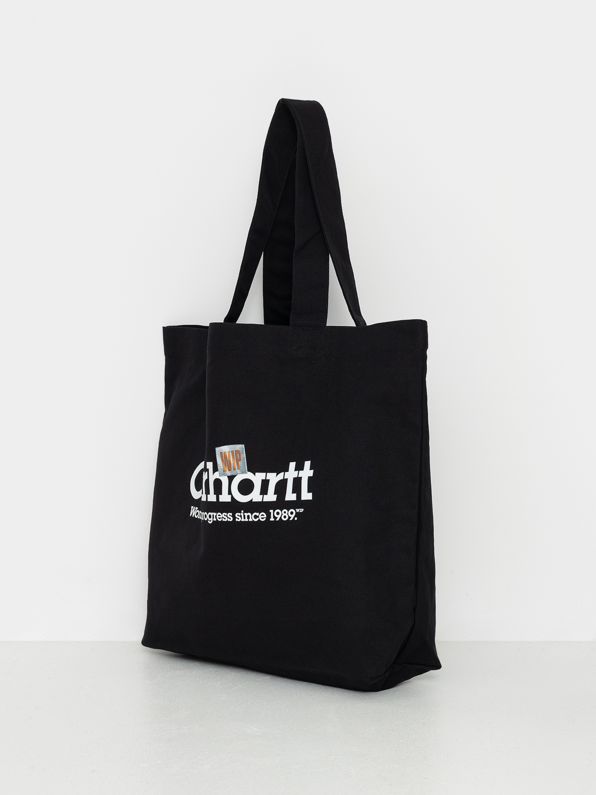 Geantă Carhartt WIP Canvas Graphic Tote (label script print black)