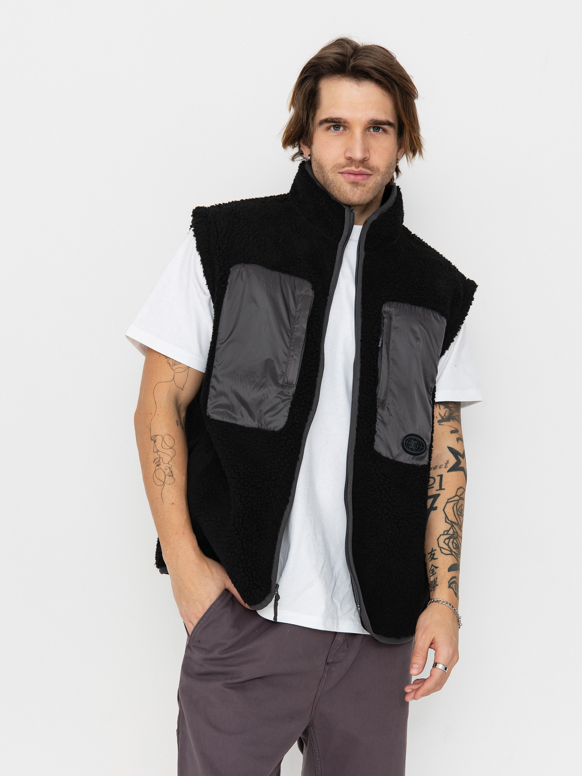 Pentru bărbați Hanorac din fleece DC Traverse (black)