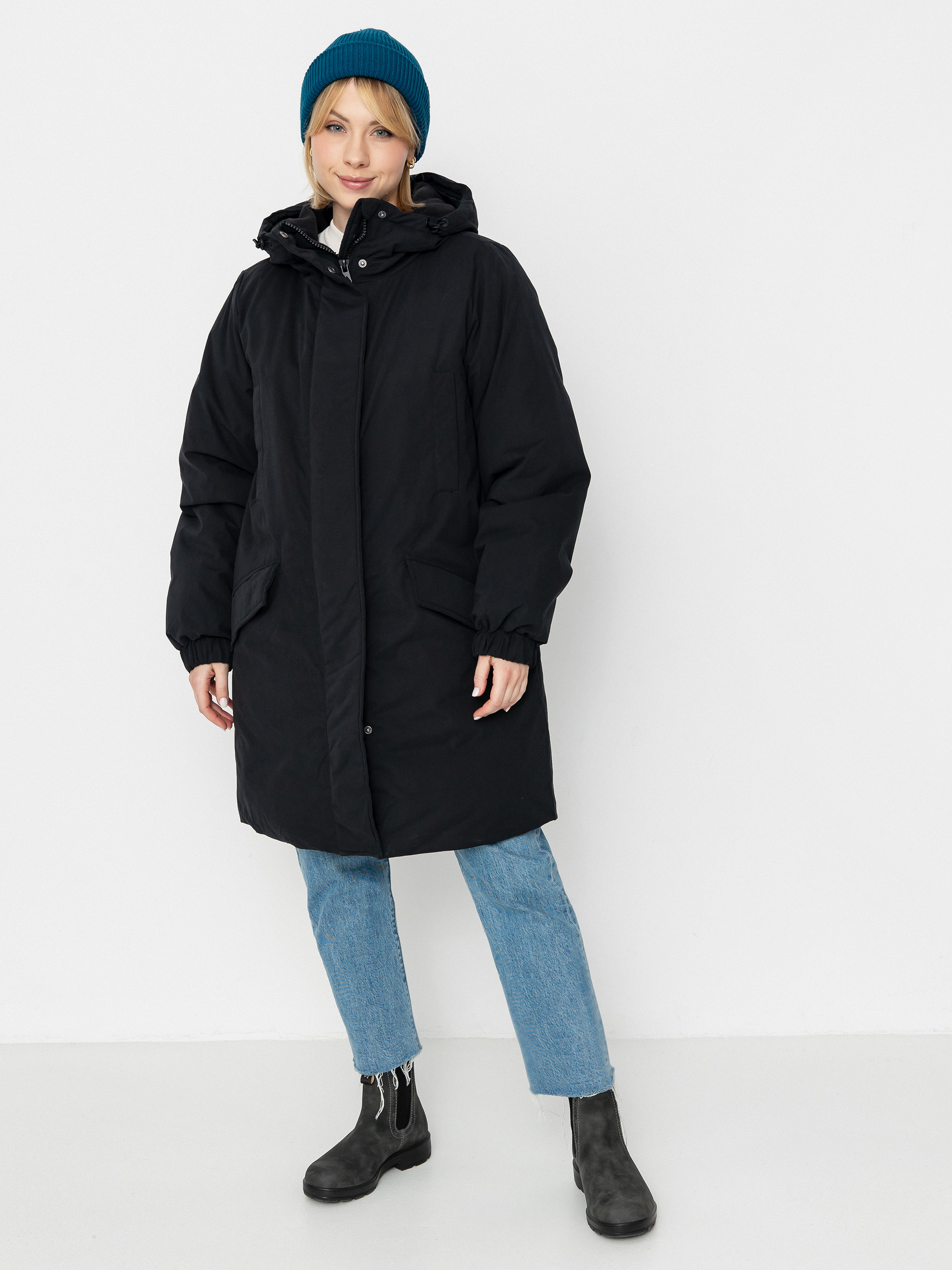Geacu0103 Volcom Sleepi Puff Up Parka Wmn (black)