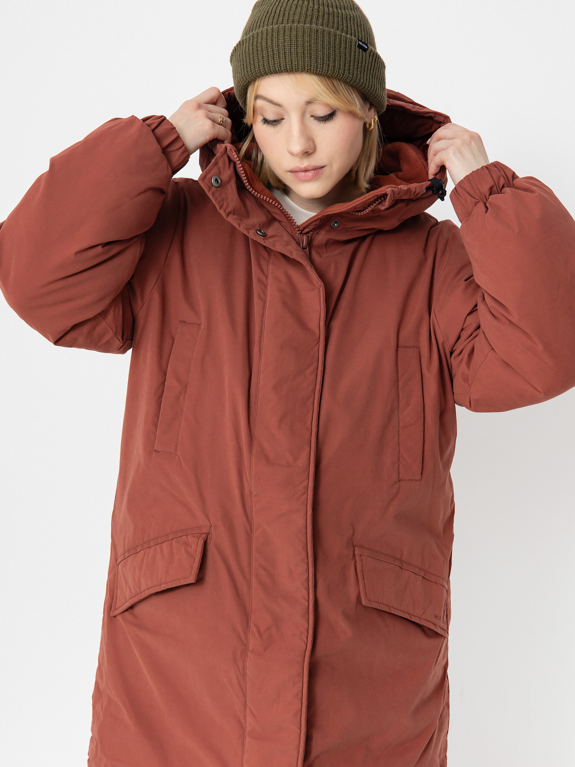 Geacă Volcom Sleepi Puff Up Parka Wmn (chestnut brown)