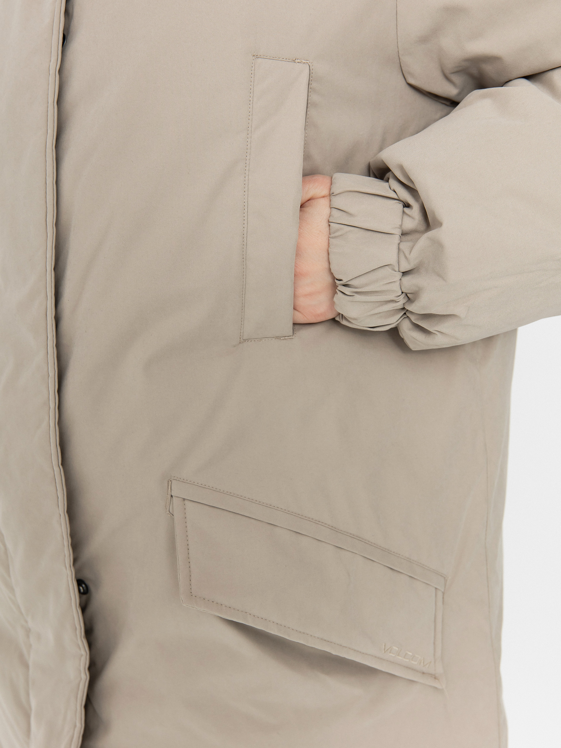 Geacă Volcom Sleepi Puff Up Parka Wmn (light khaki)