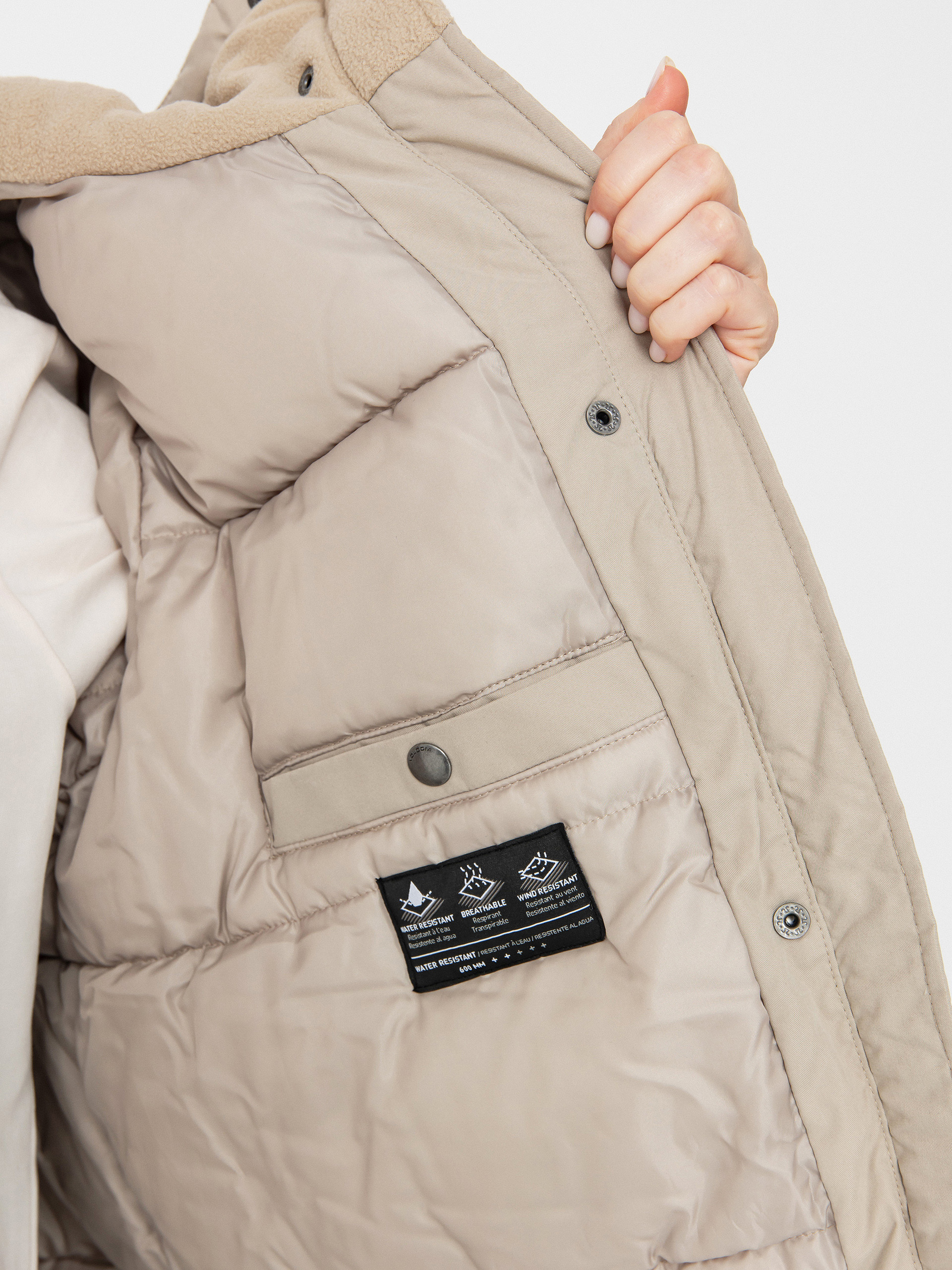 Geacă Volcom Sleepi Puff Up Parka Wmn (light khaki)