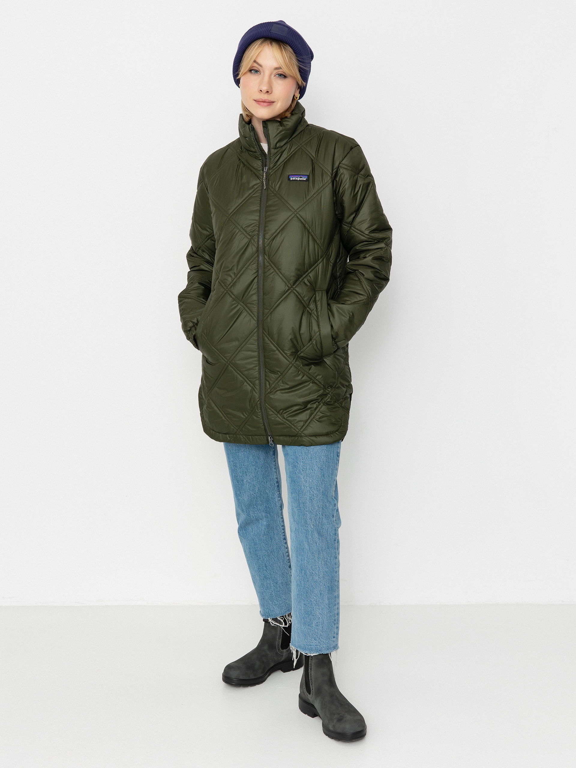 Geacă Patagonia Pine Bank Insulated Parka Wmn (pine needle green)