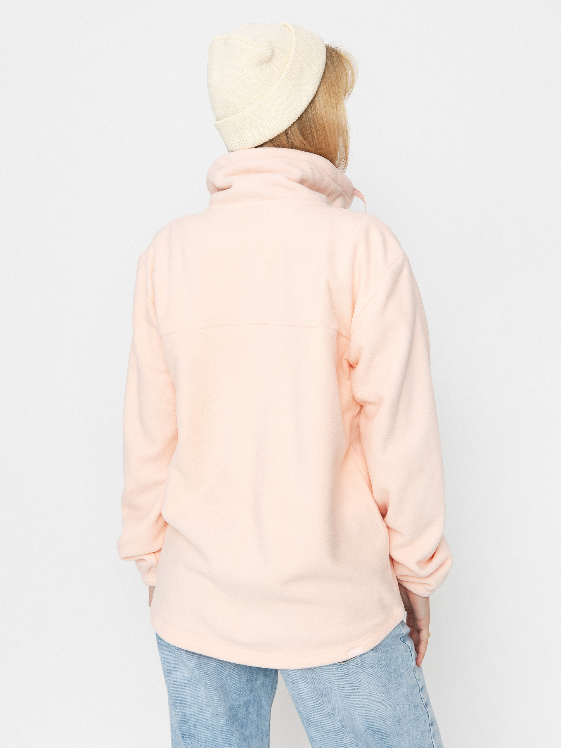 Pentru femei Hanorac din fleece Roxy Fleeting Snow (pink salt)