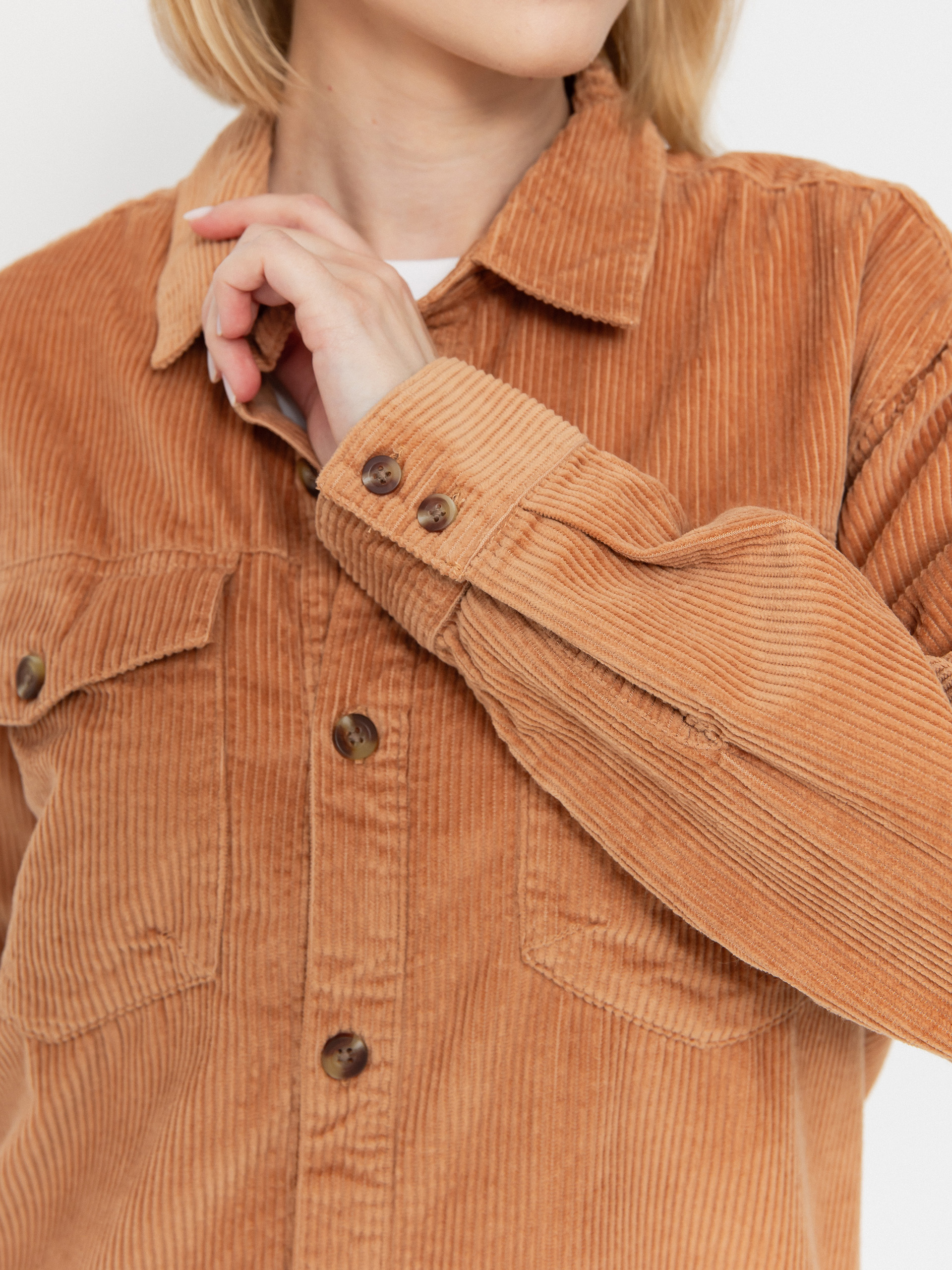 Cămașă Roxy Let It Go Cord Wmn (camel)