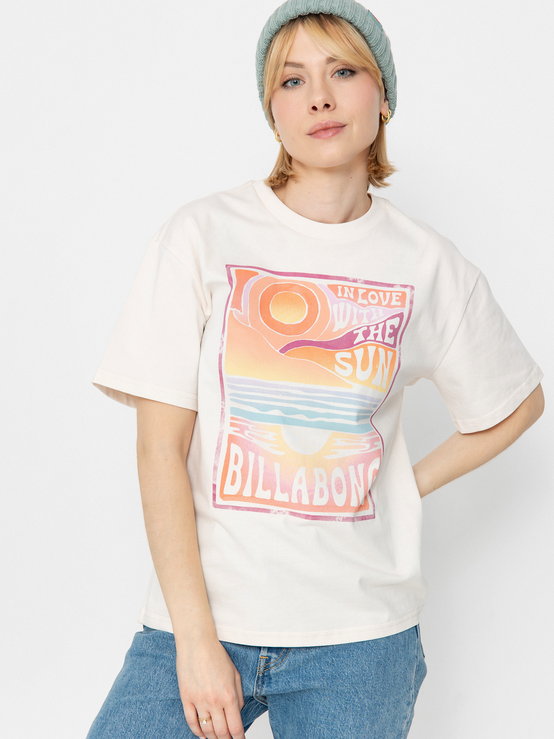 Tricou Billabong With The Sun Wmn (salt crystal)