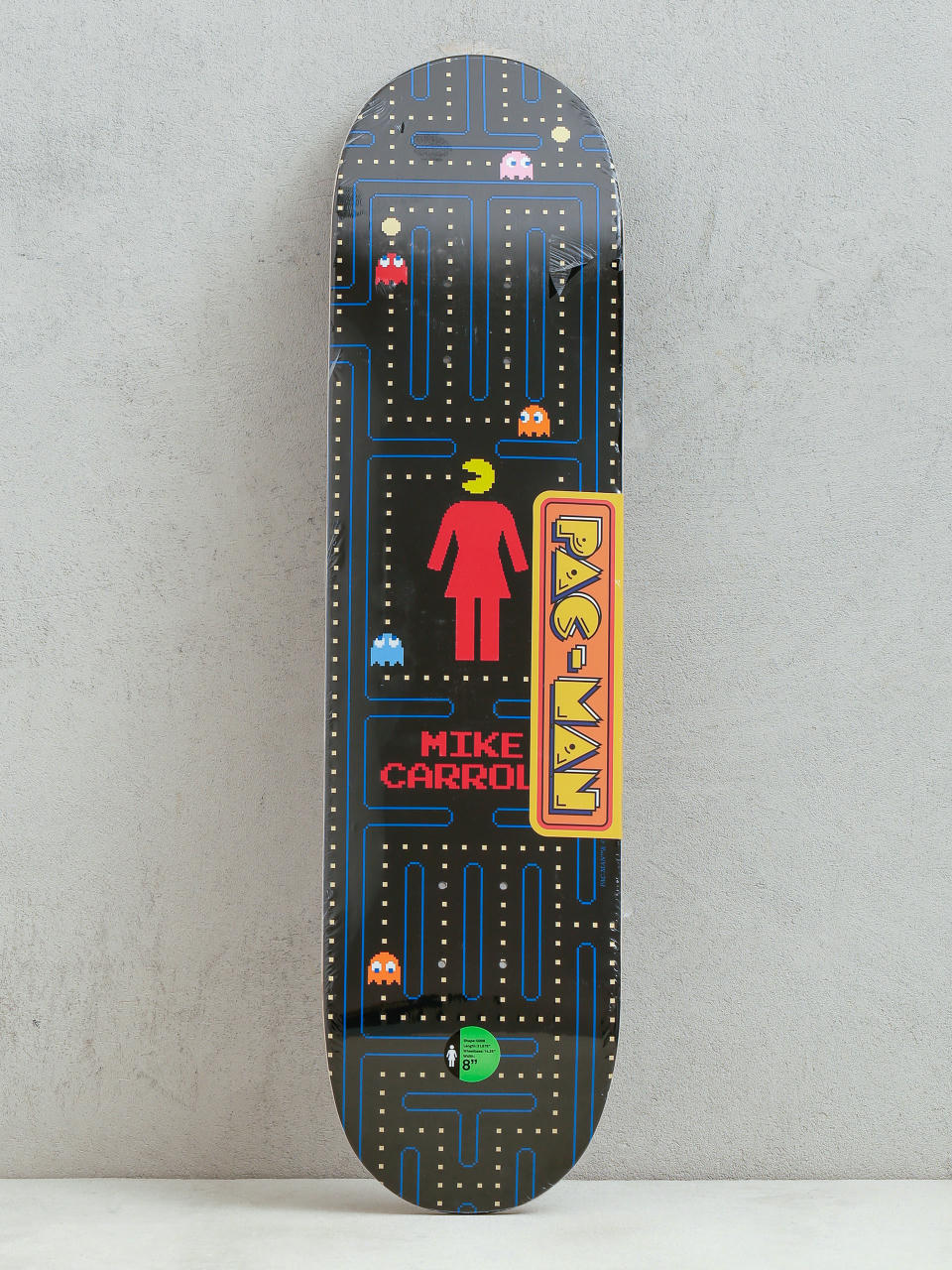 Placă Girl Skateboard Carroll Pac Man (black)