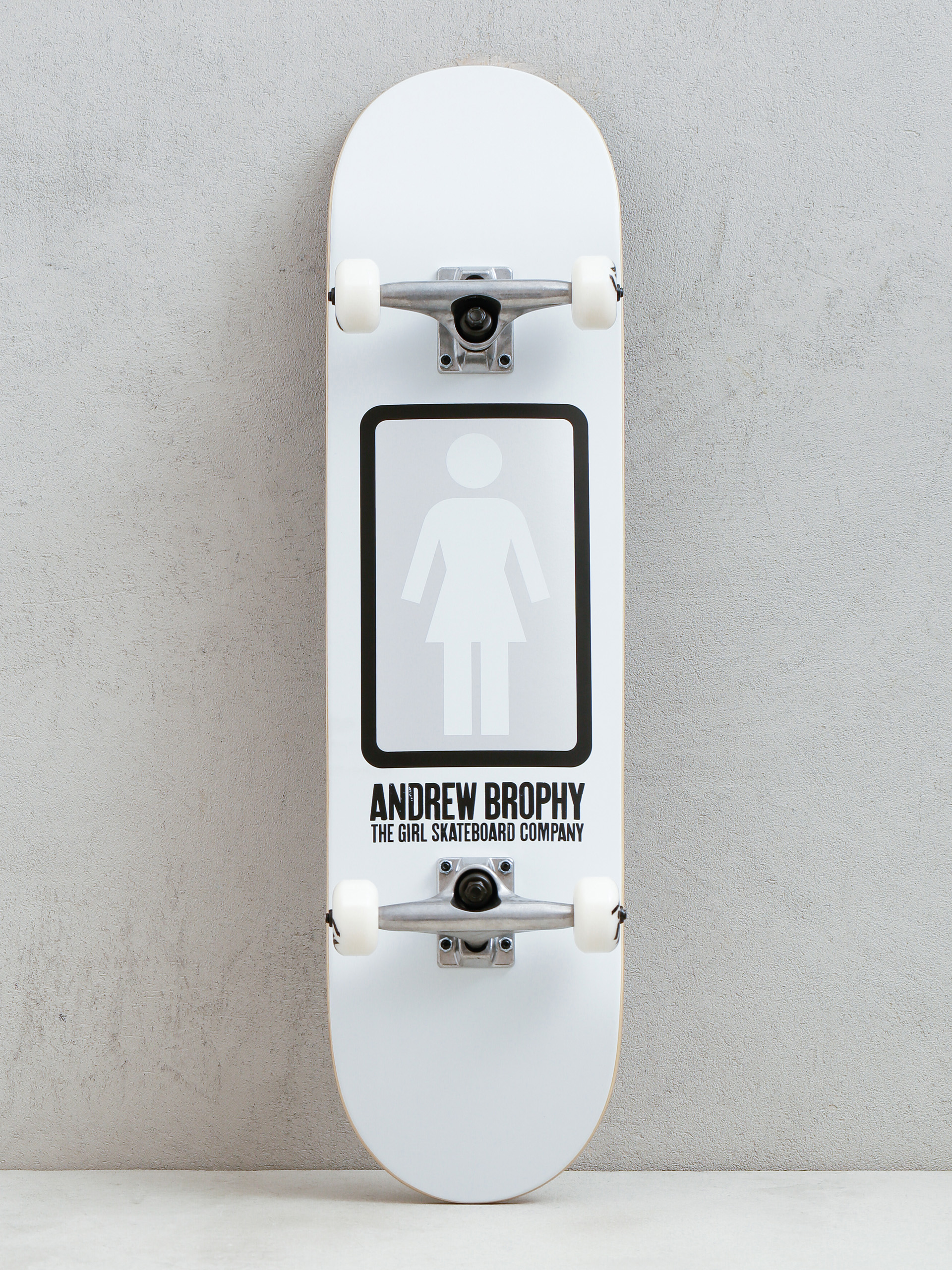 Skateboard Girl Skateboard Brophy (white/black)