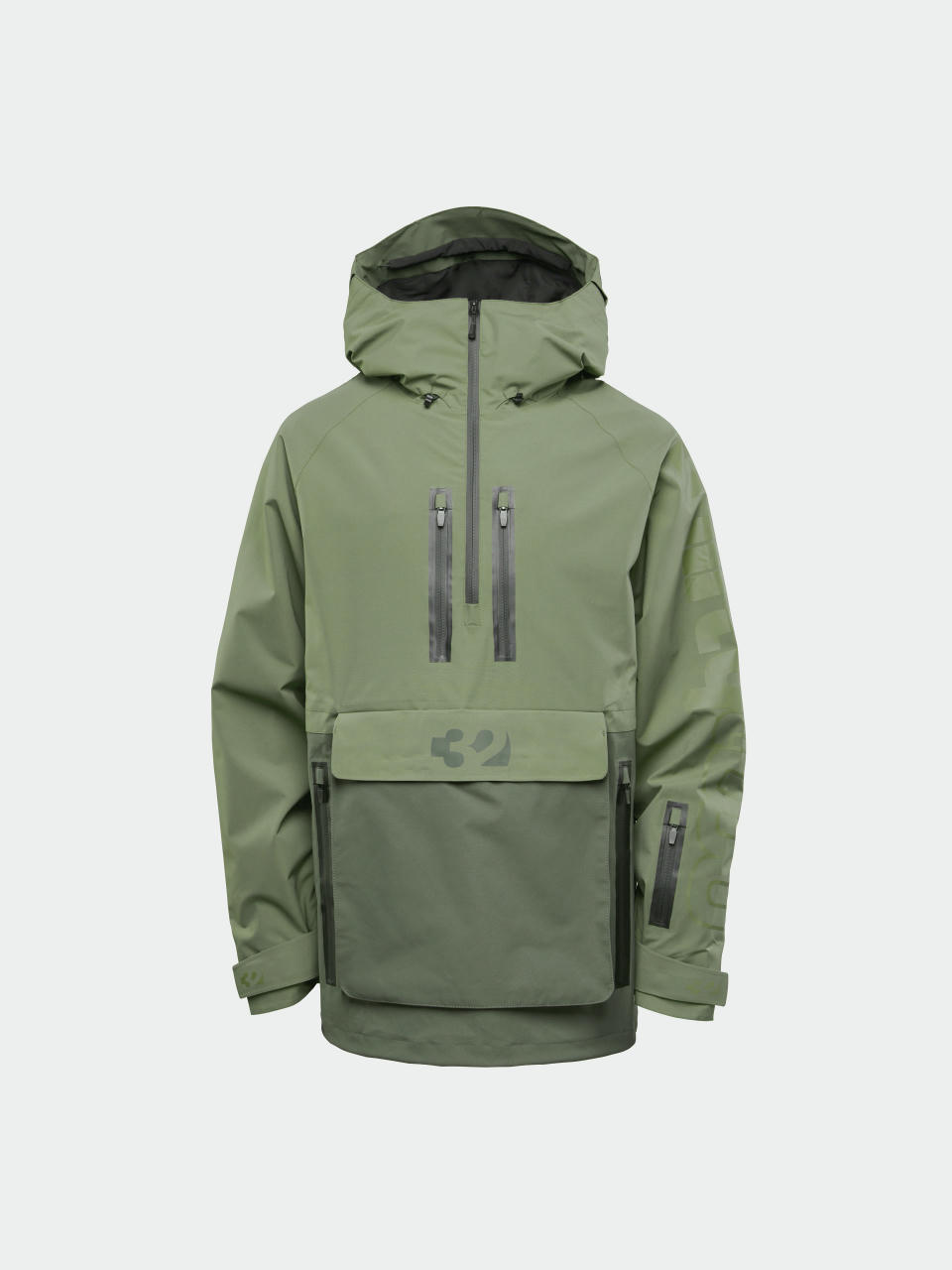 Pentru bărbați Geacă de snowboard ThirtyTwo Light Anorak (military)