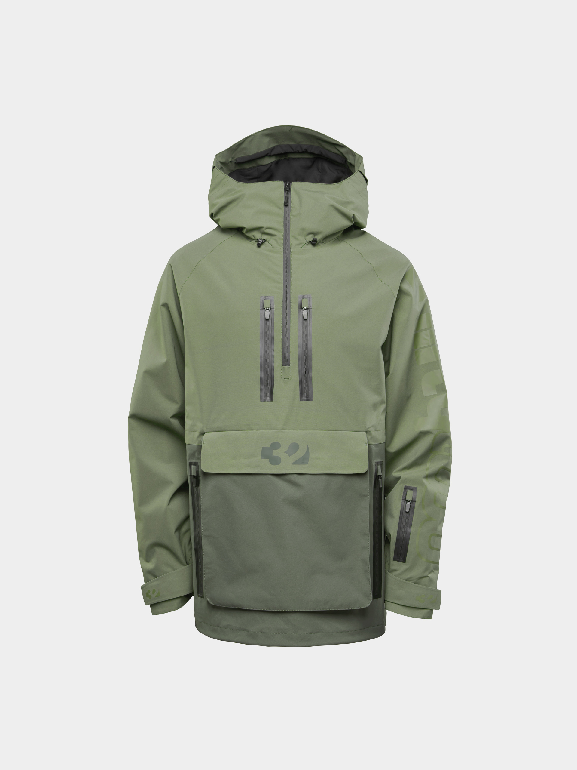 Pentru bărbați Geacă de snowboard ThirtyTwo Light Anorak (military)