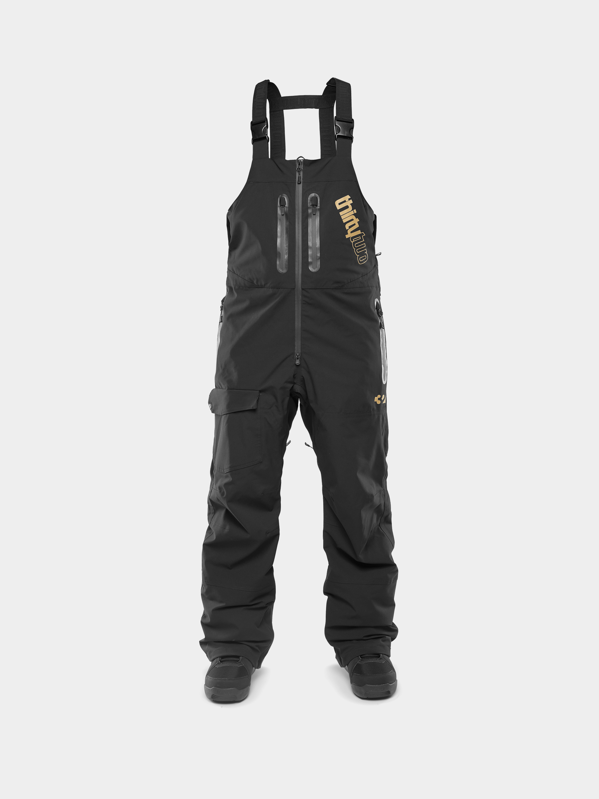 Pantaloni pentru snowboard ThirtyTwo Deep Creek Bib (black)