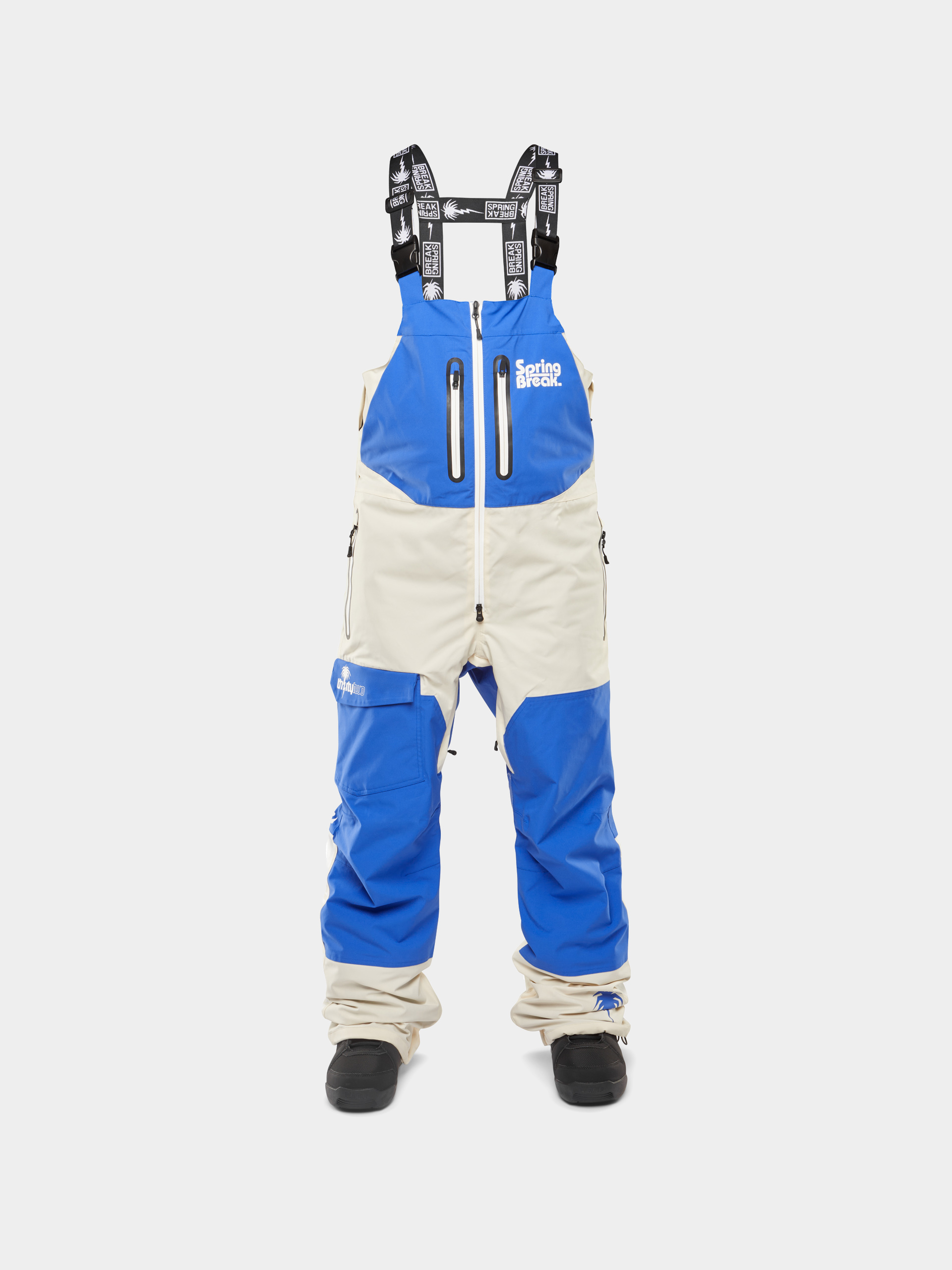 Pantaloni pentru snowboard ThirtyTwo Springbreak Bib (blue)