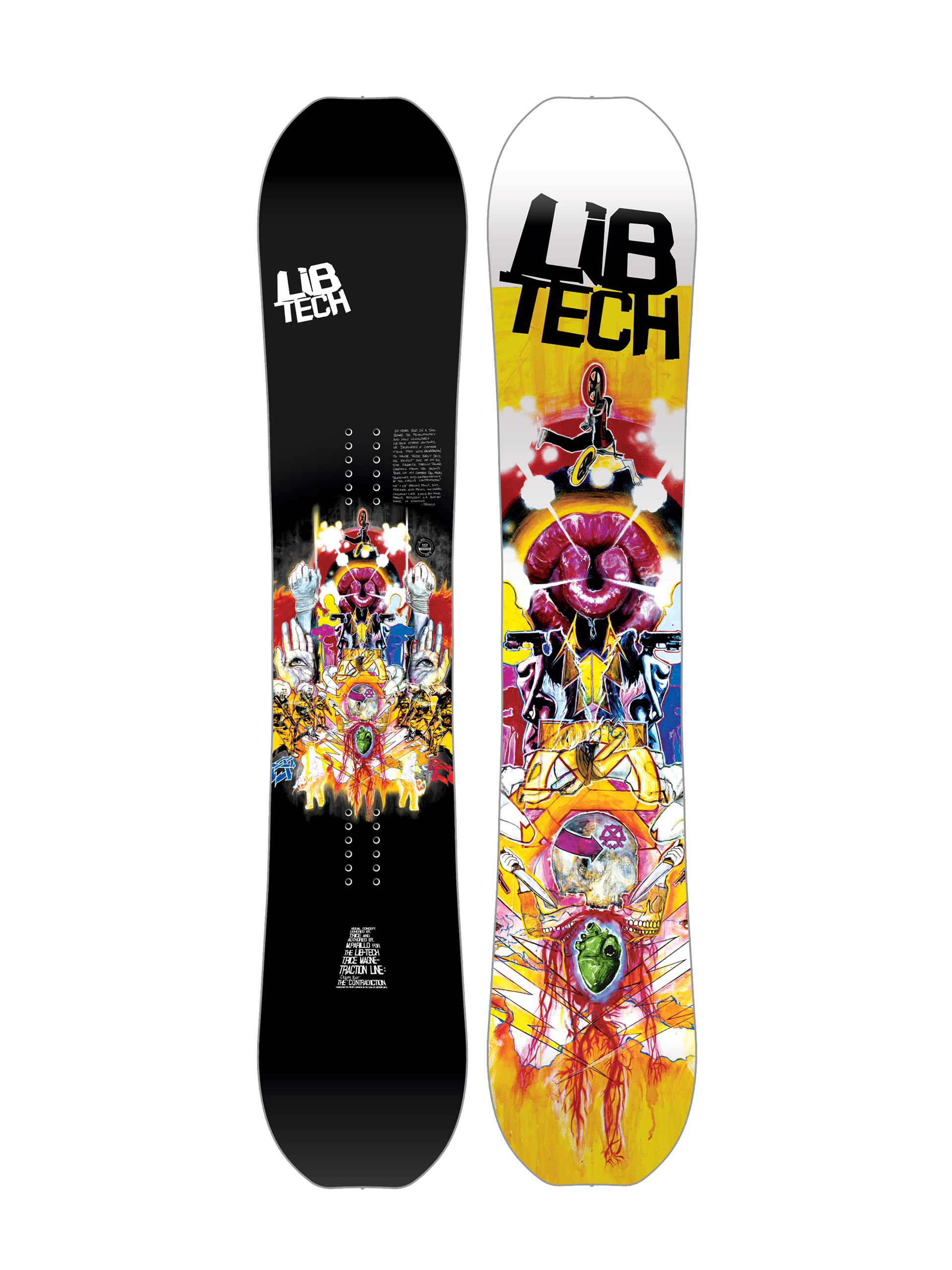 LIBTECH T RICE PRO CAMBER / リブテック トラビス Snowboard Lib Tech T.Rice Pro Camber - multicolor