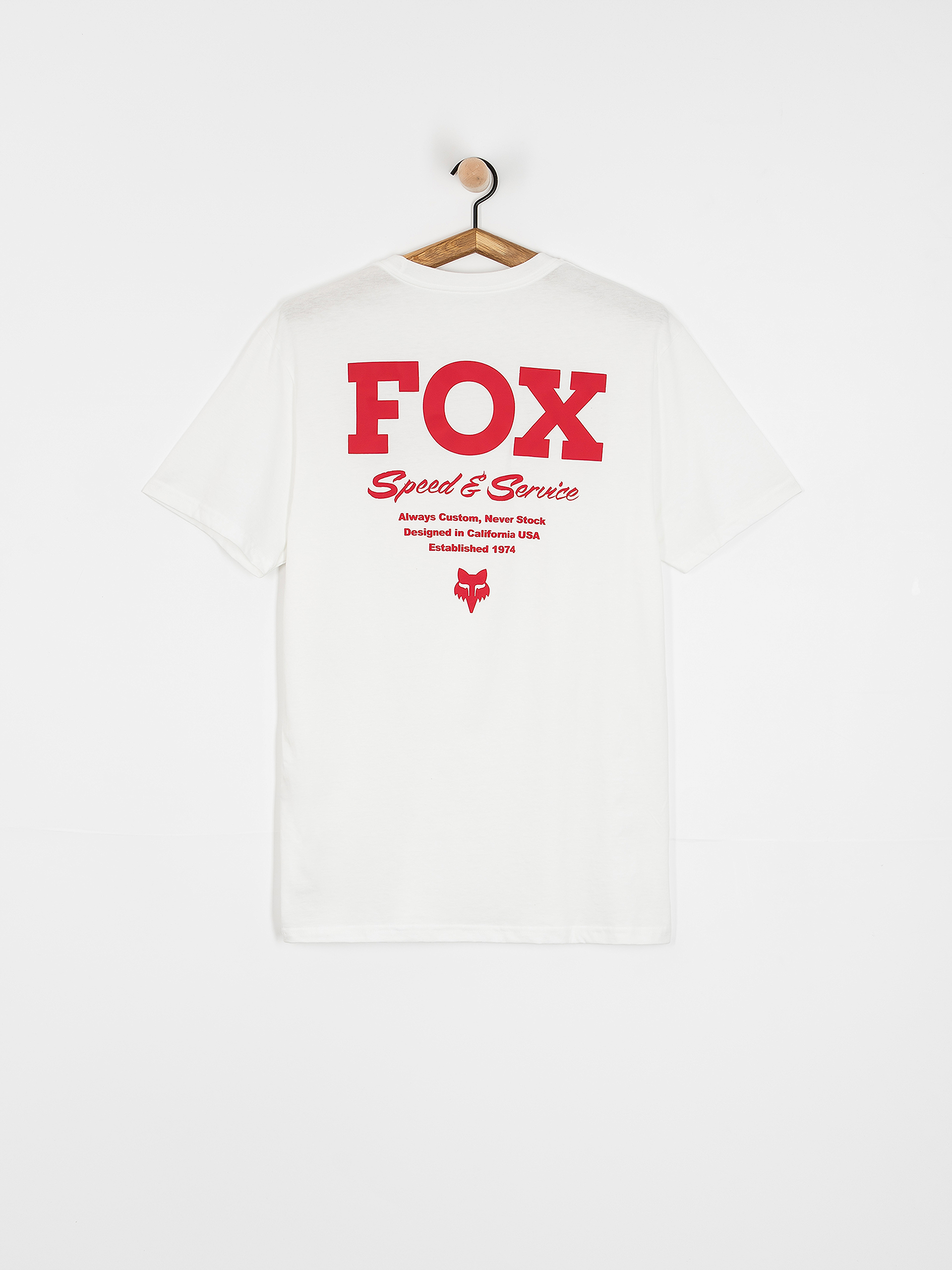 Tricou Fox Speed & Service (optic white)