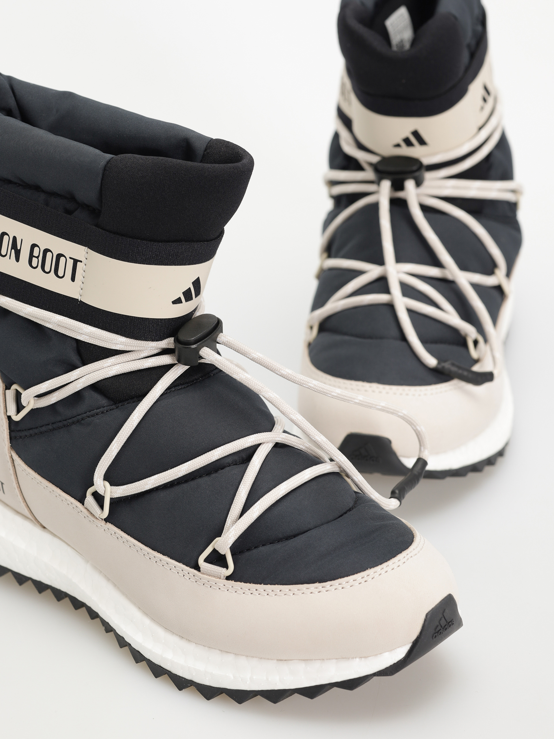 Pantofi adidas Originals Moonboost High - negru, bej (cblack