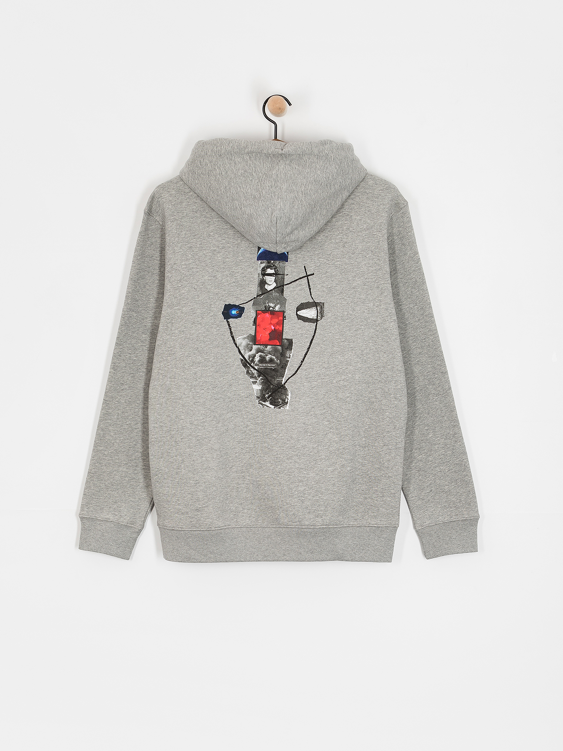 Hanorac cu glugă Poetic Collective In The Now HD (heather grey)