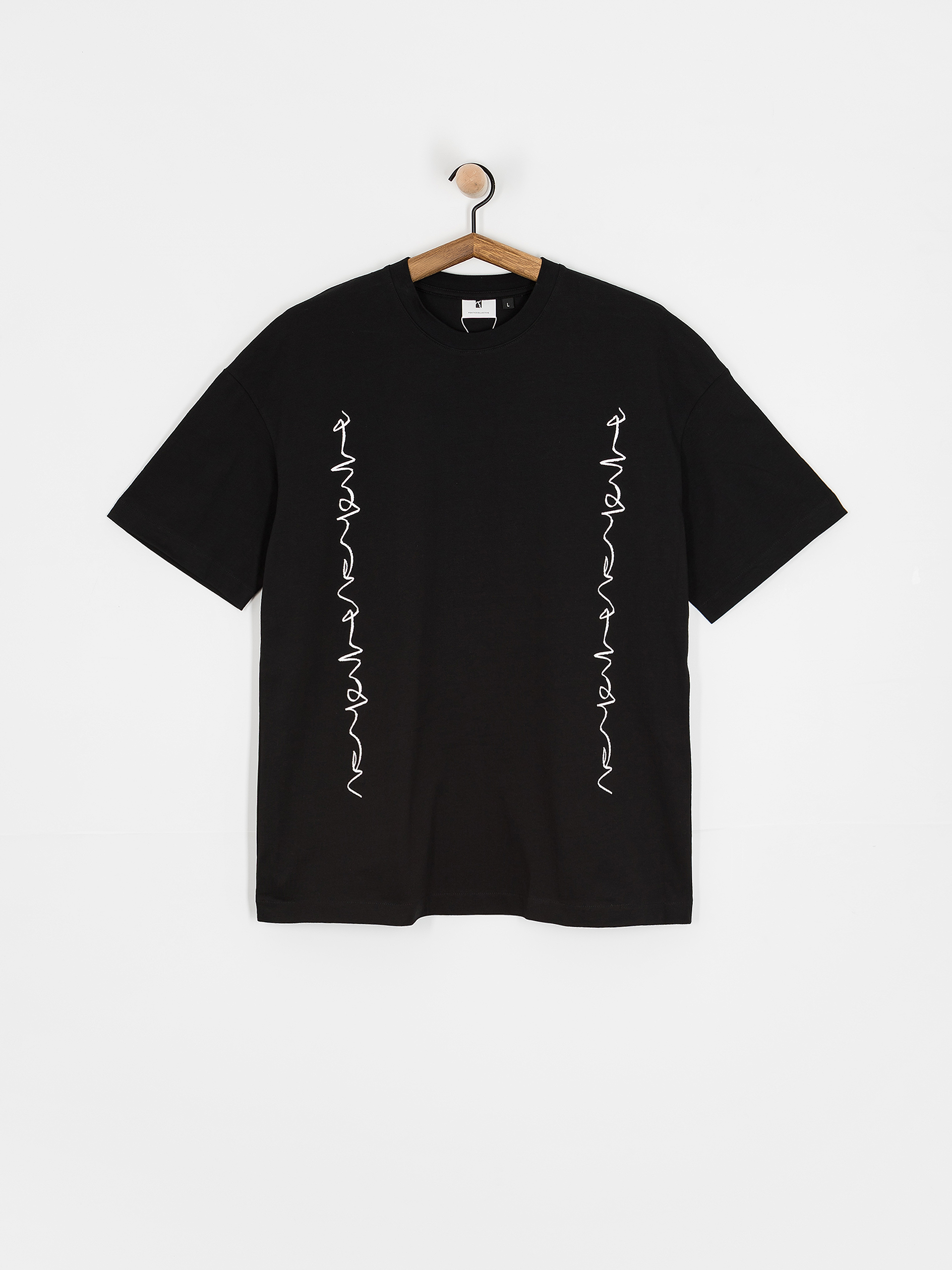 Tricou Poetic Collective Crayon Chain (black)