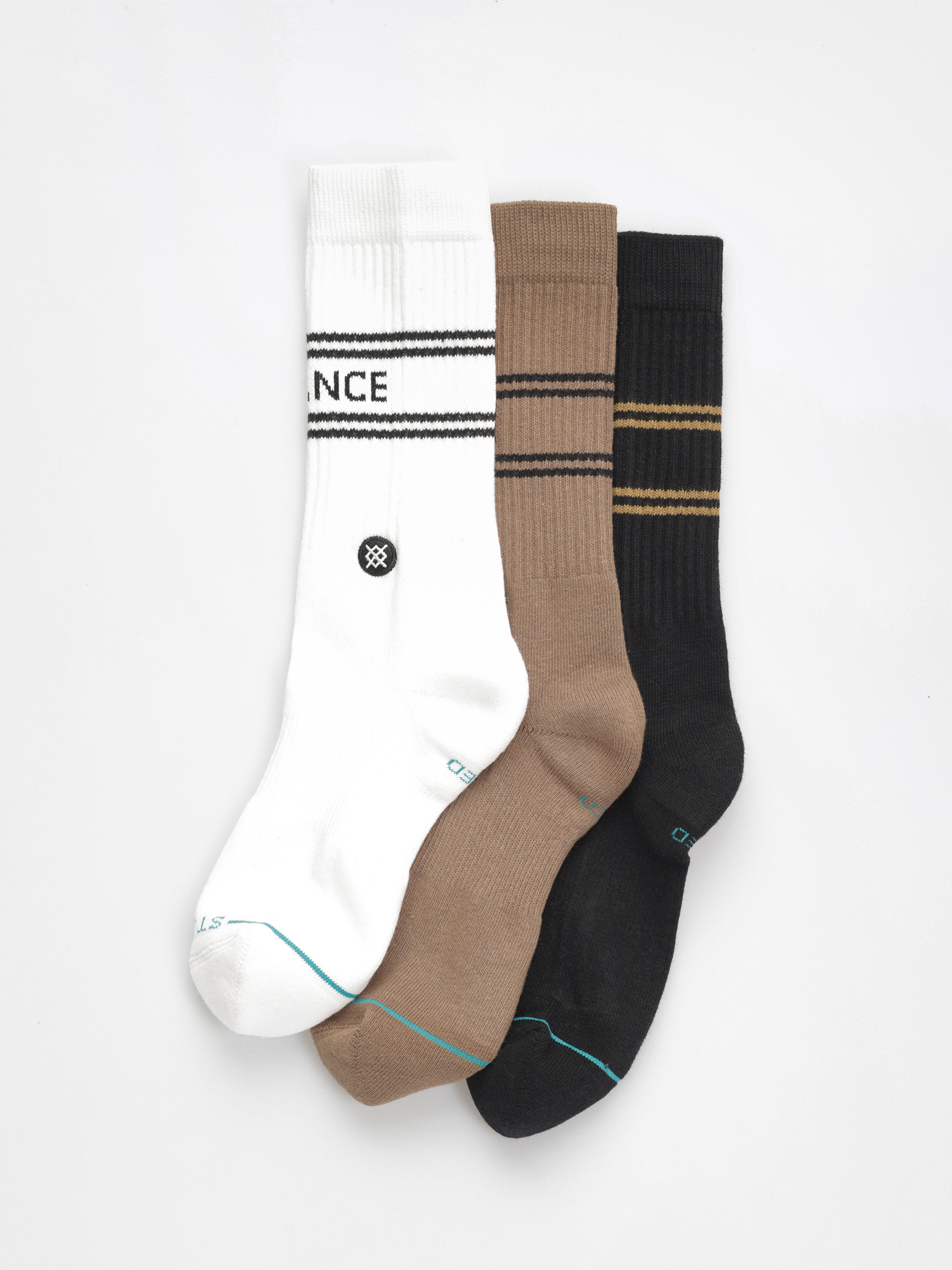 Șosete Stance Basic 3 Pack Crew (gold)