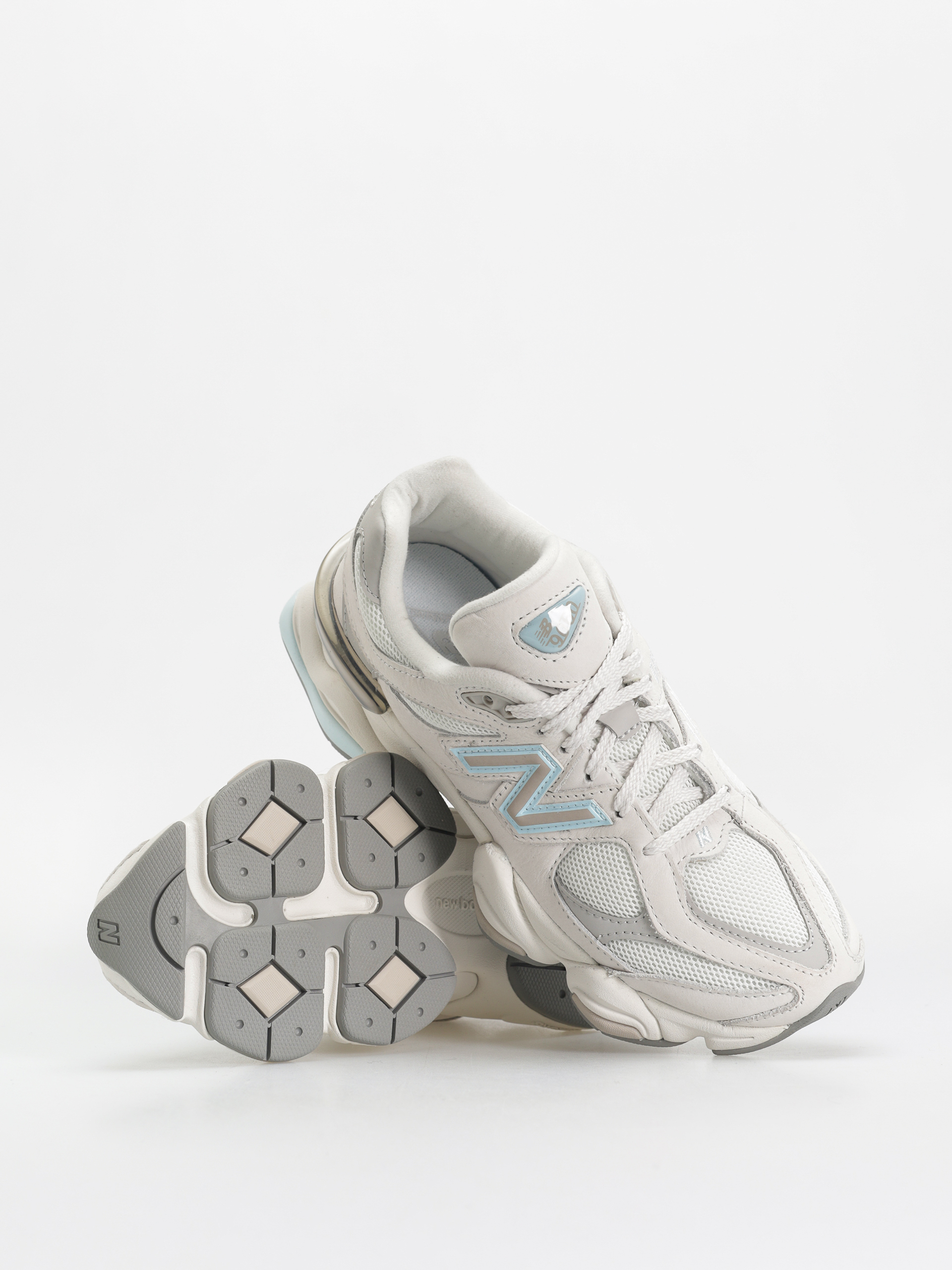 Pantofi New Balance 9060 - alb, bej (reflection)