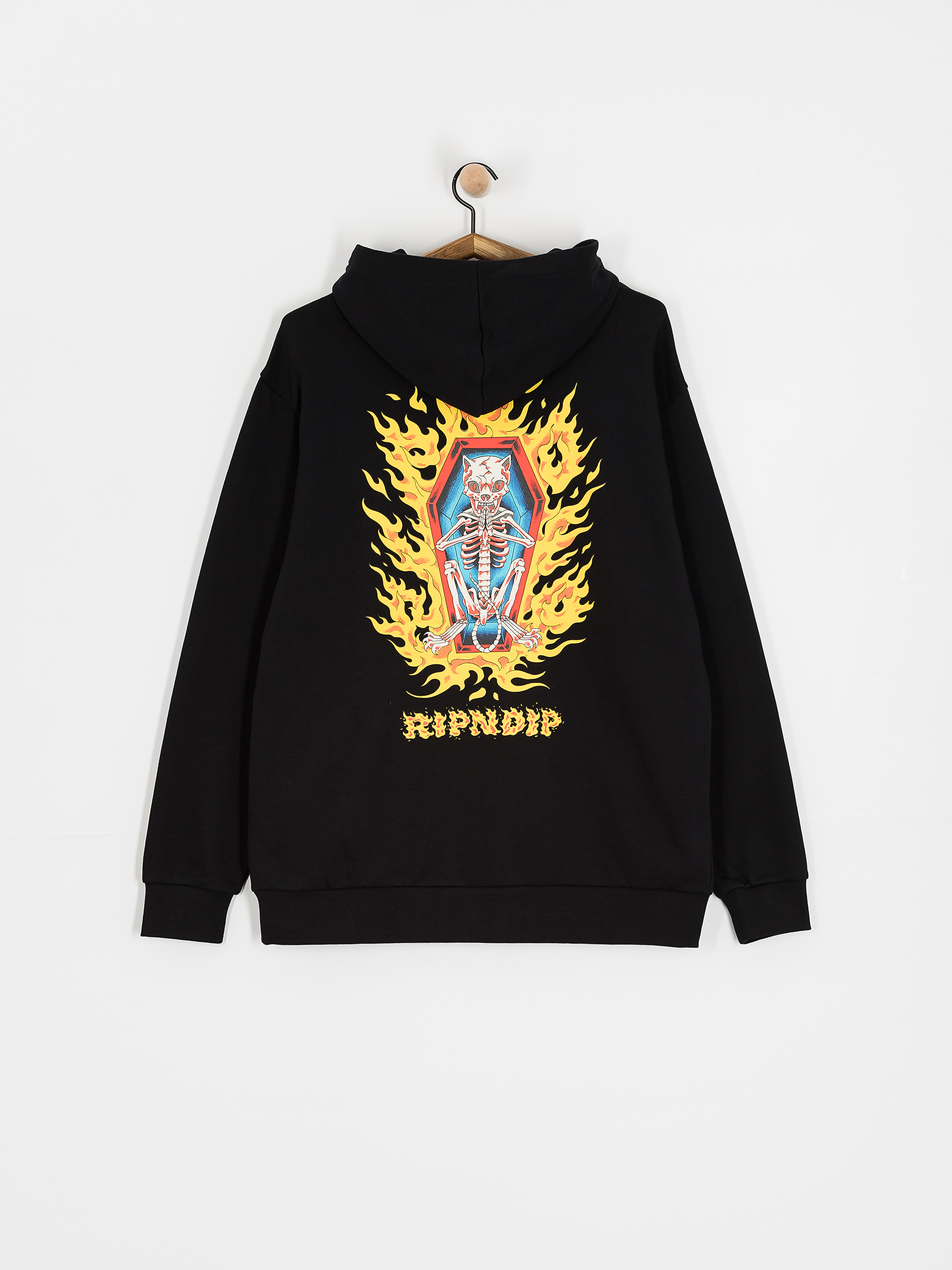 Hanorac cu glugă RipNDip Burn In Heck HD (black)