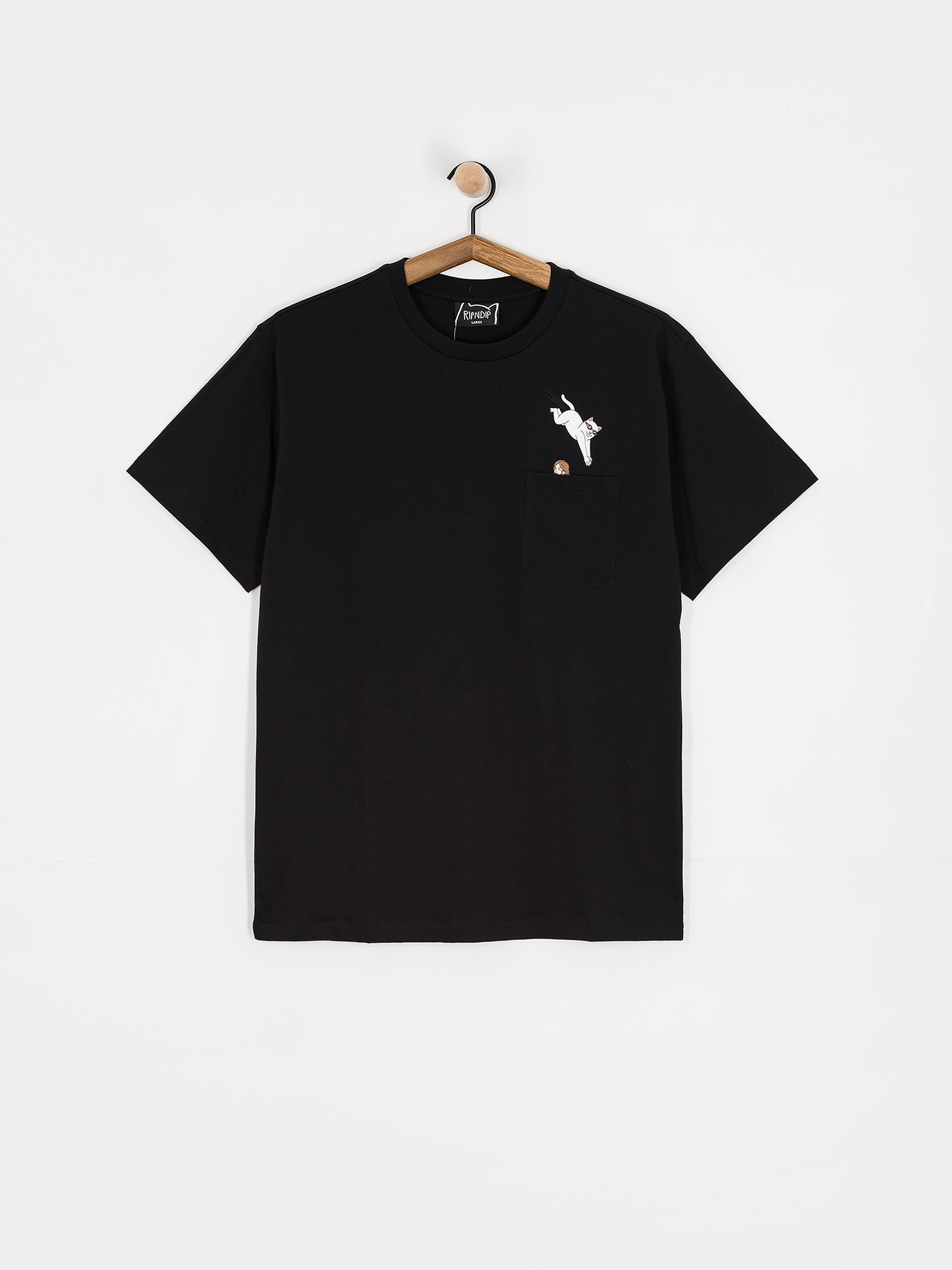 Tricou RipNDip Jumpin In Pocket (black)