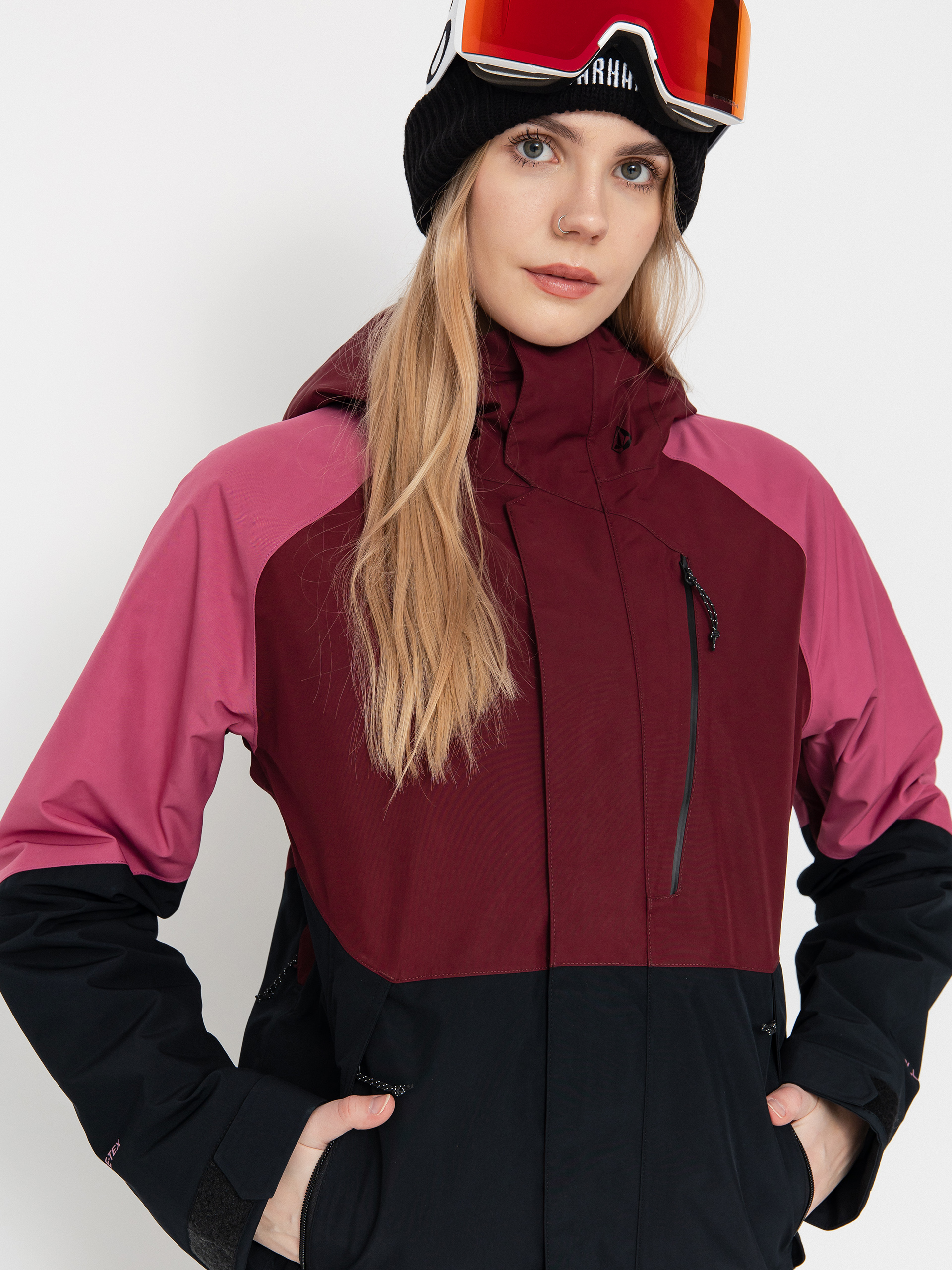 Pentru femei Geacă de snowboard Volcom V.Co Aris Ins Gore (burgundy)