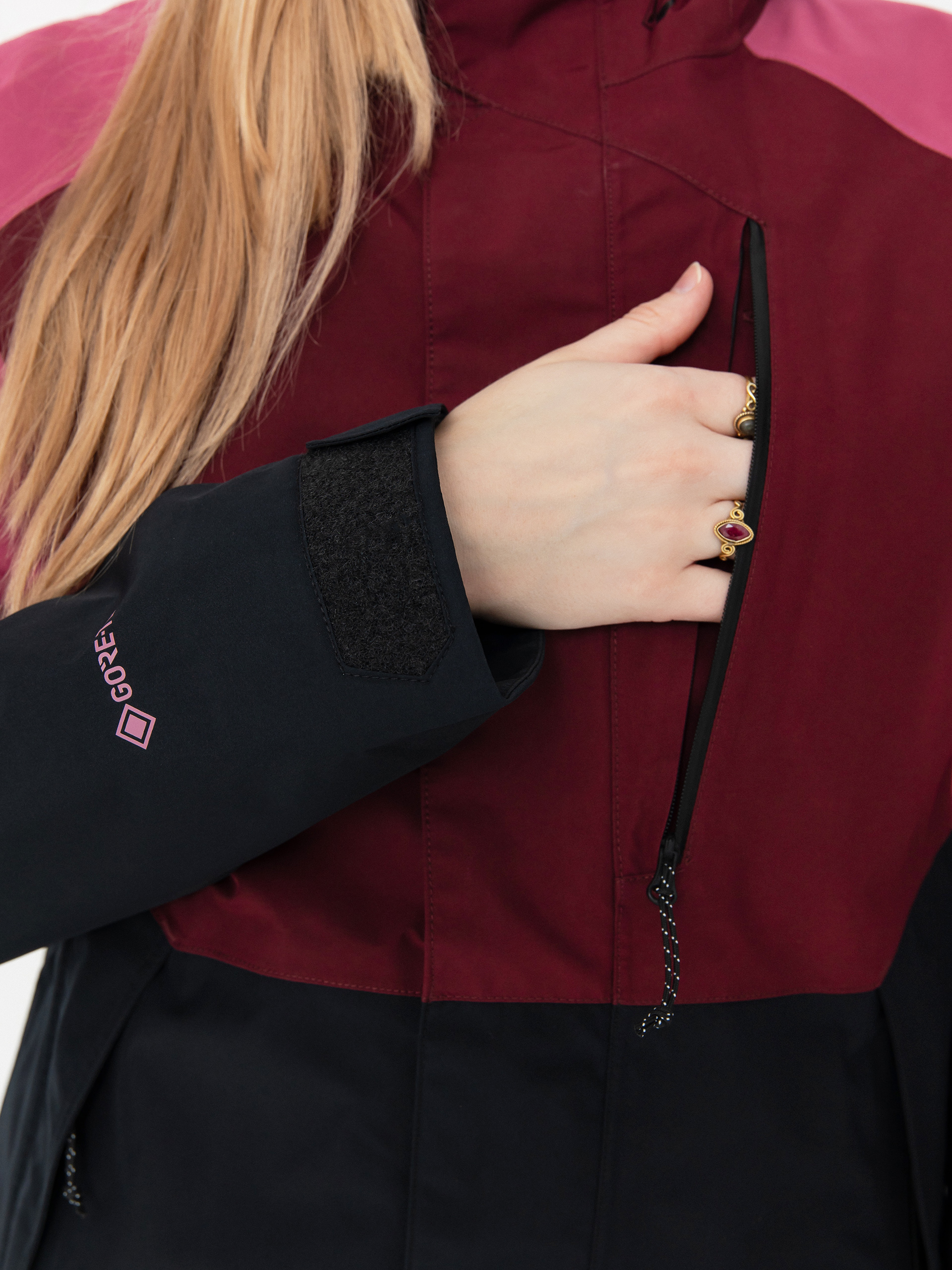 Pentru femei Geacă de snowboard Volcom V.Co Aris Ins Gore (burgundy)