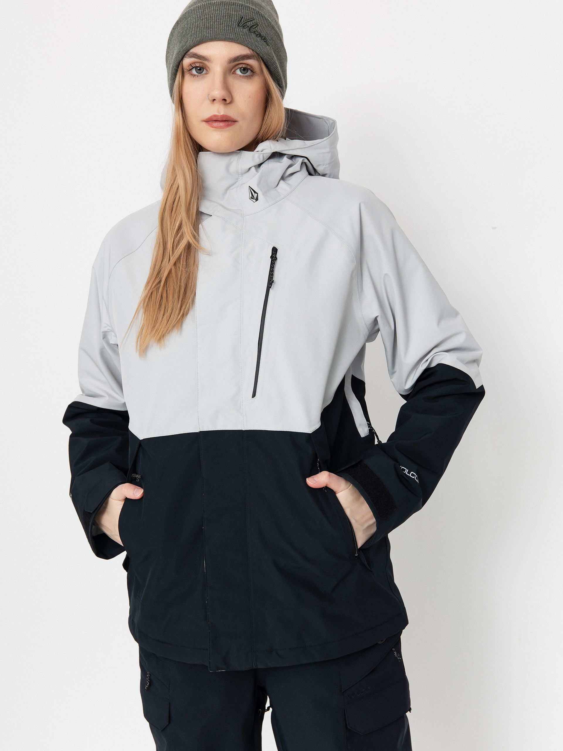 Pentru femei Geacă de snowboard Volcom V.Co Aris Ins Gore (cloud grey)