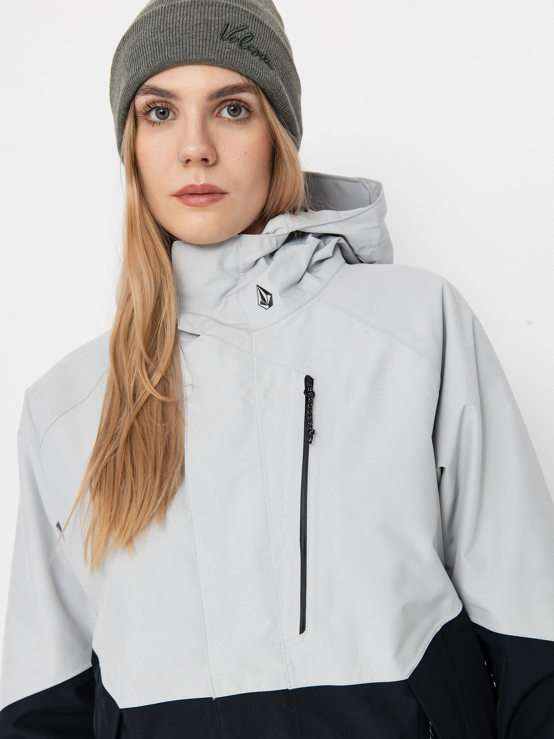 Pentru femei Geacă de snowboard Volcom V.Co Aris Ins Gore (cloud grey)