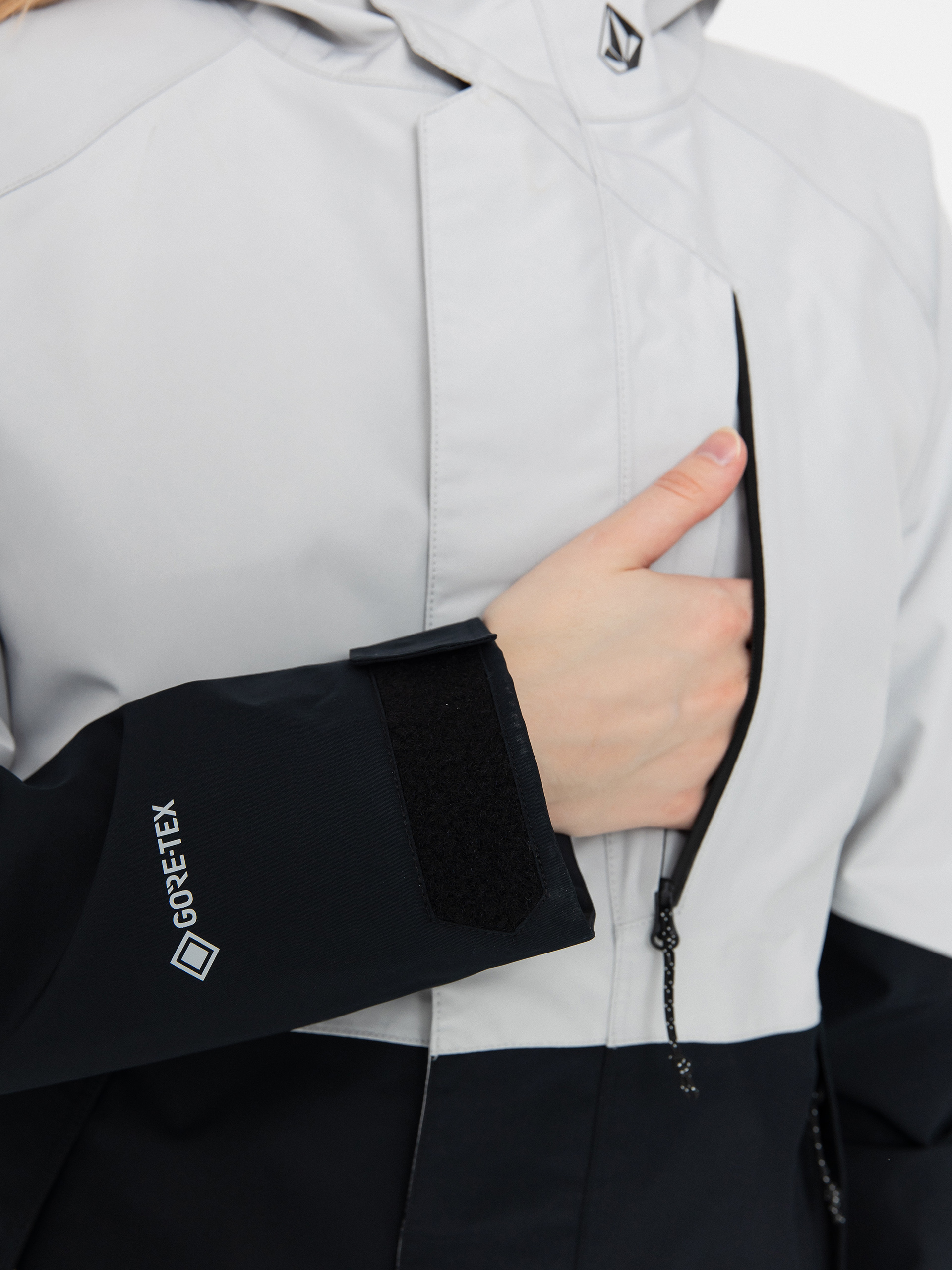 Pentru femei Geacă de snowboard Volcom V.Co Aris Ins Gore (cloud grey)