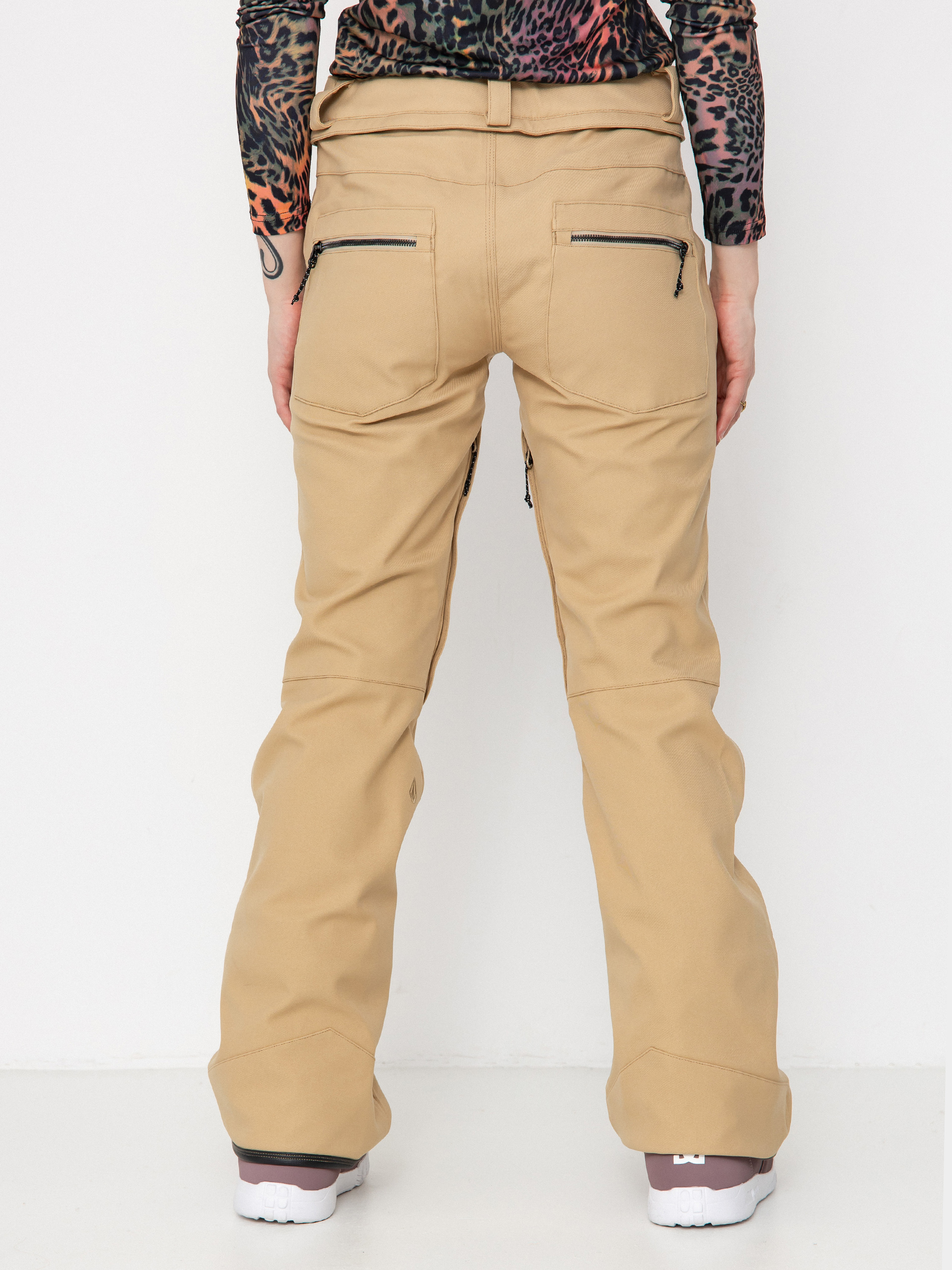 Pentru femei Pantaloni pentru snowboard Volcom Genus Stretch (sand)