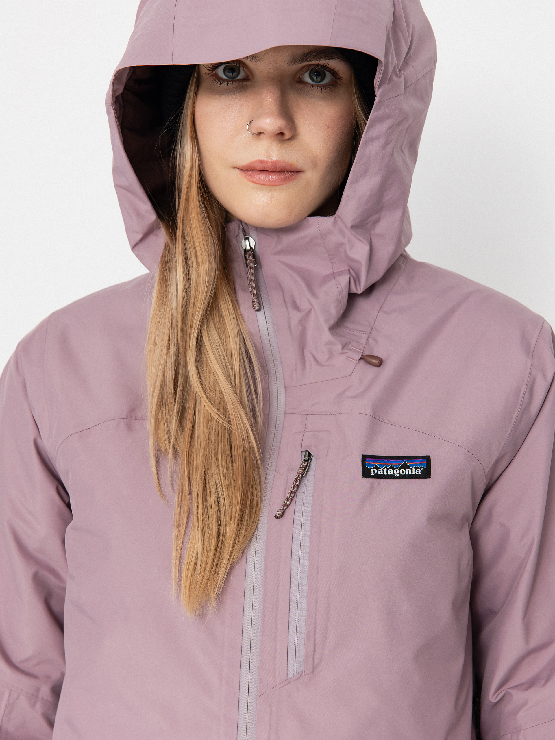 Pentru femei Geacă Patagonia Insulated Powder Town (stormy mauve)