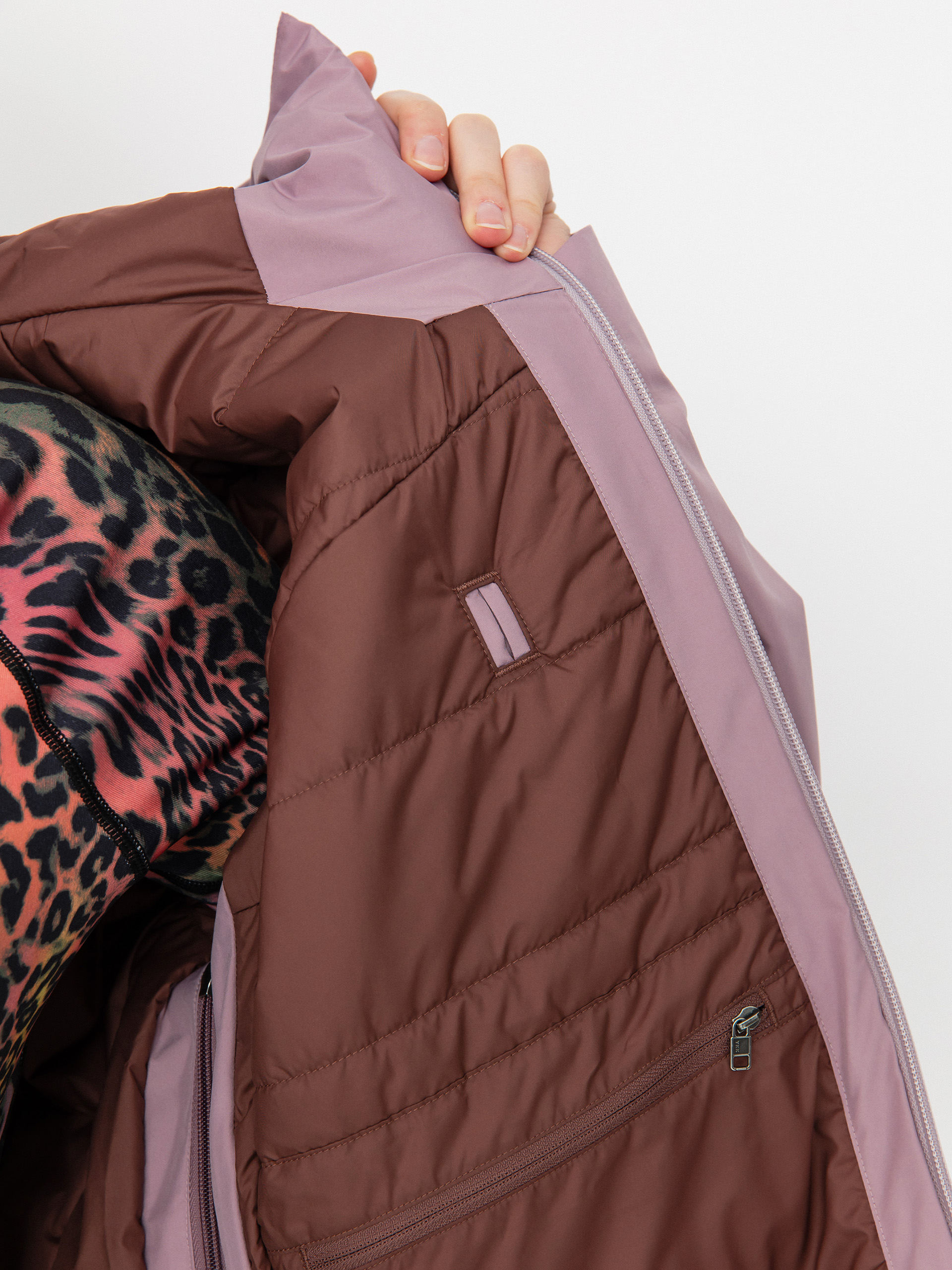 Pentru femei Geacă Patagonia Insulated Powder Town (stormy mauve)