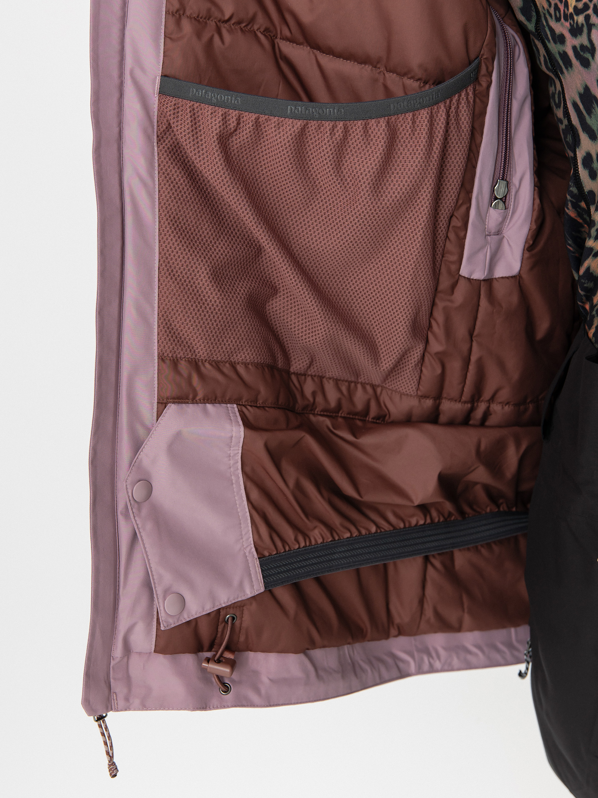 Pentru femei Geacă Patagonia Insulated Powder Town (stormy mauve)