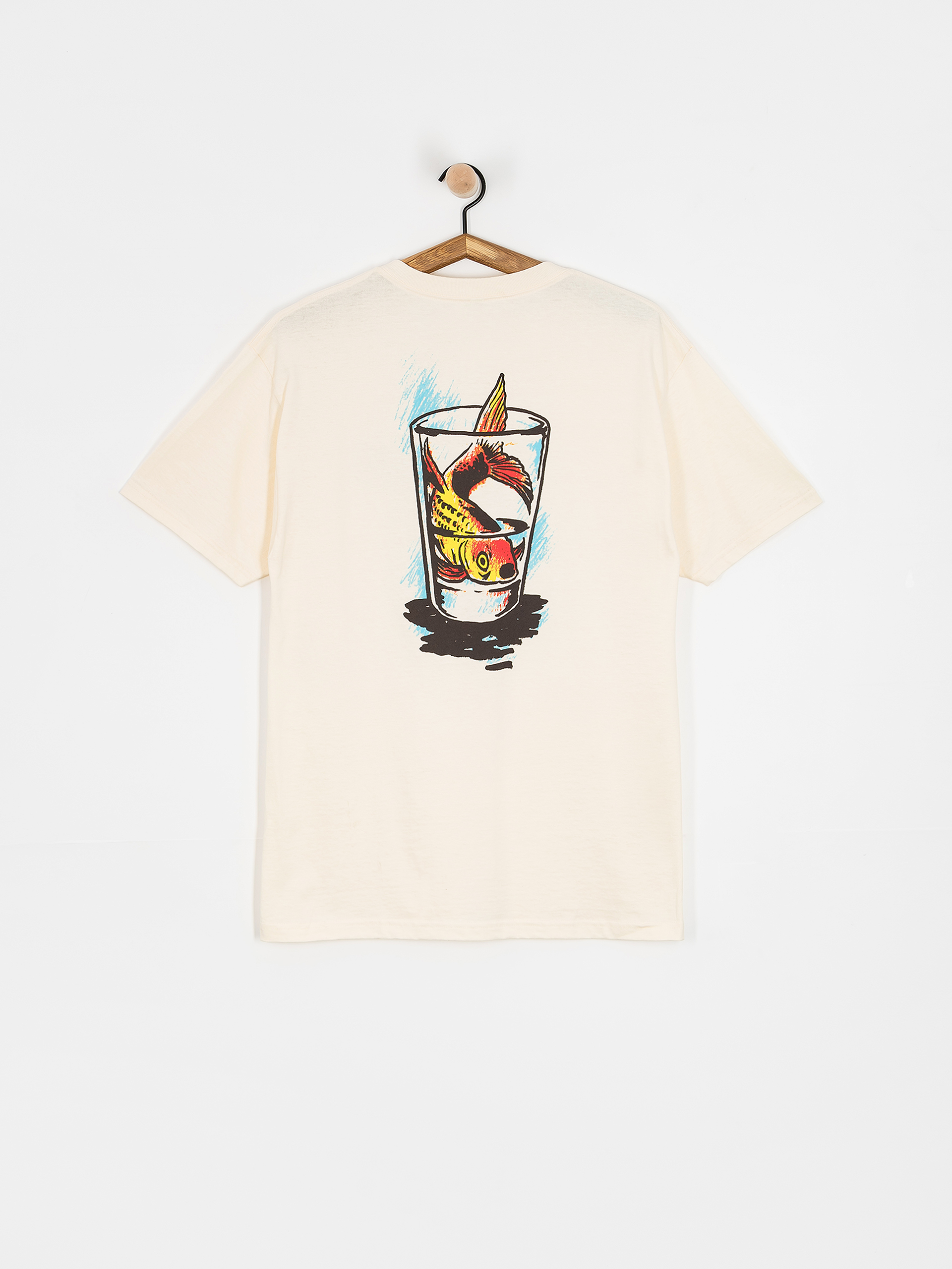 Tricou Antihero Fish Bowl (cream/military)