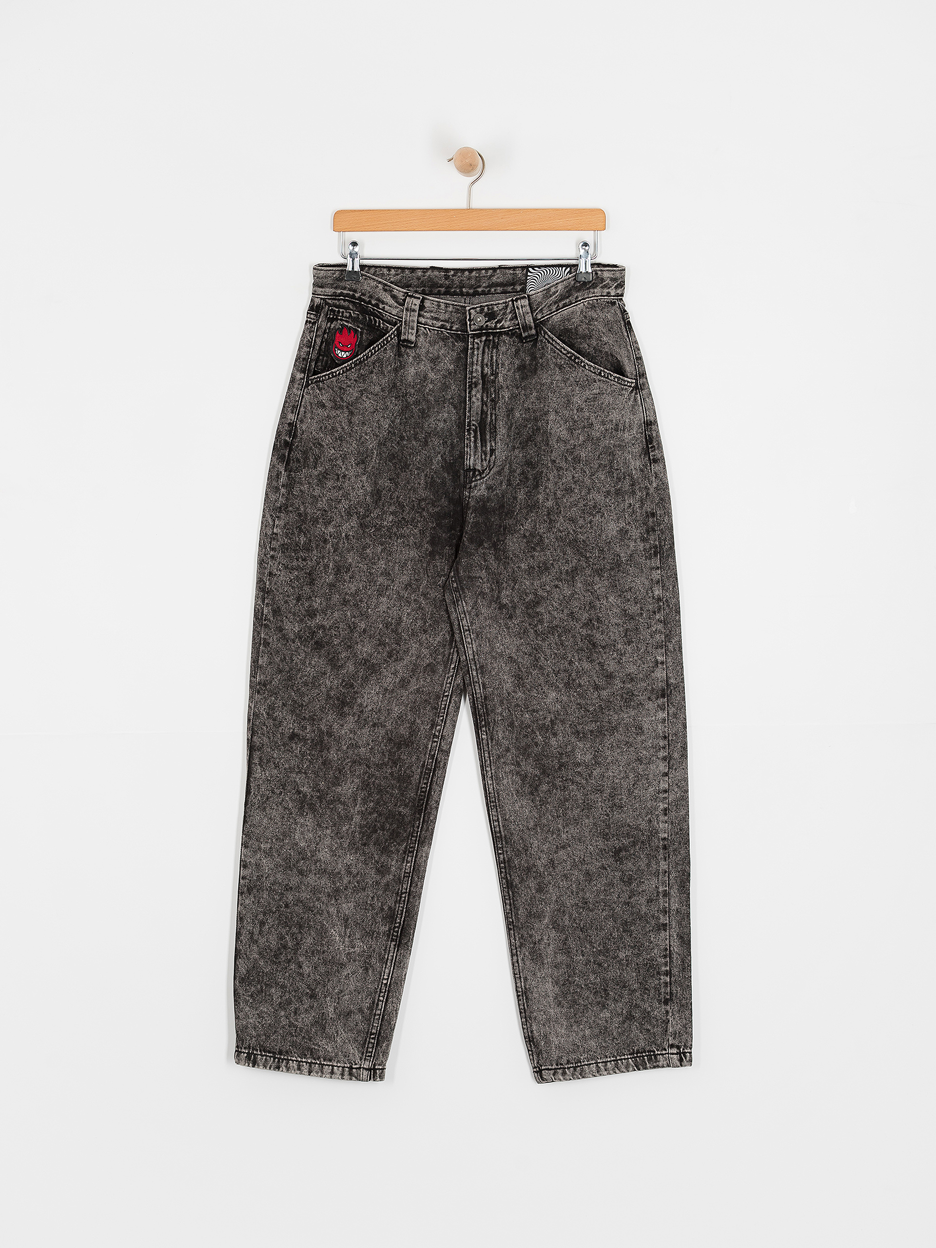 Pantaloni Spitfire Bg Fl Denim (black stone wash)