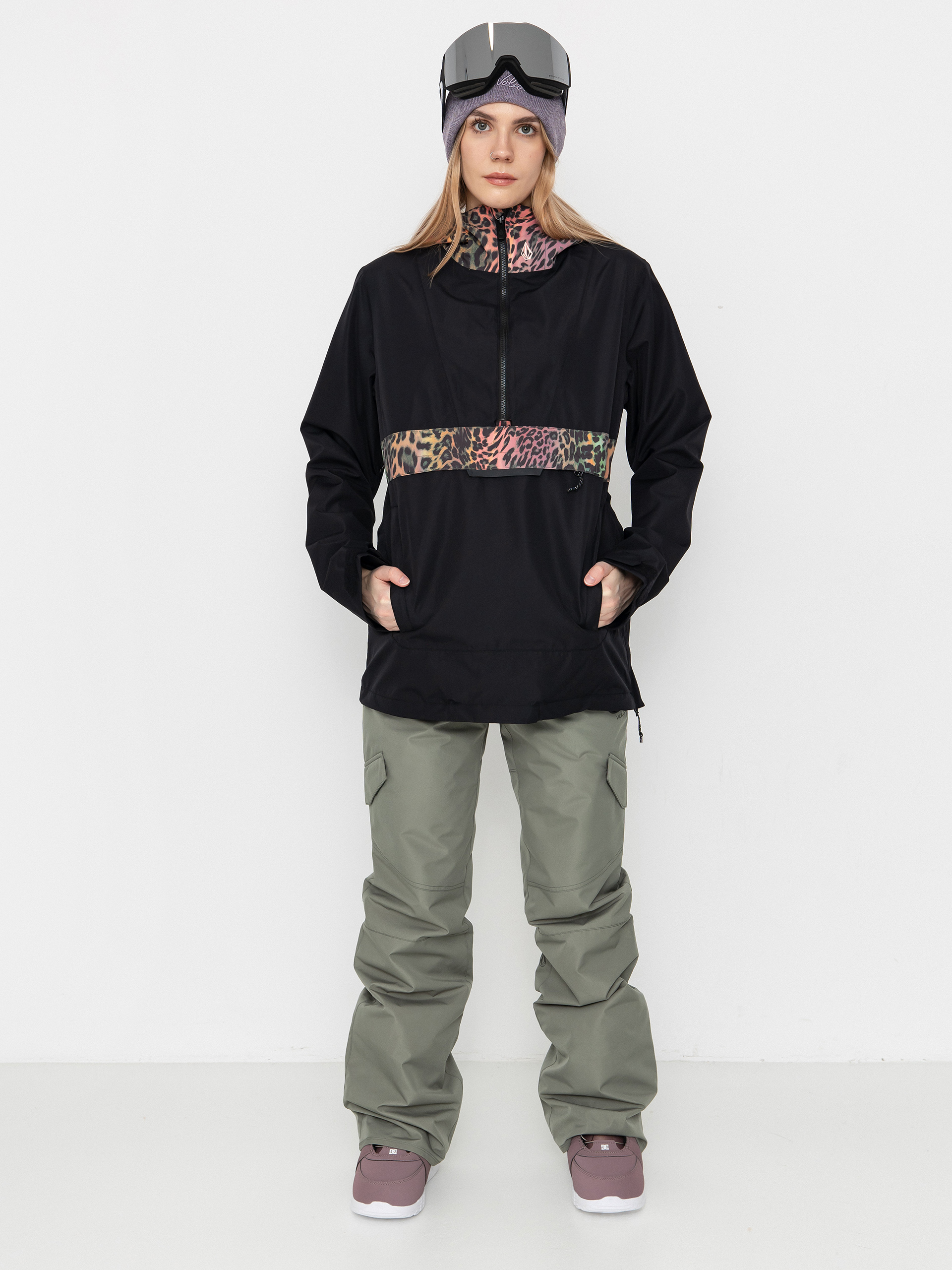 Geacu0103 de snowboard Volcom Ashfield Pullover Wmn (black)